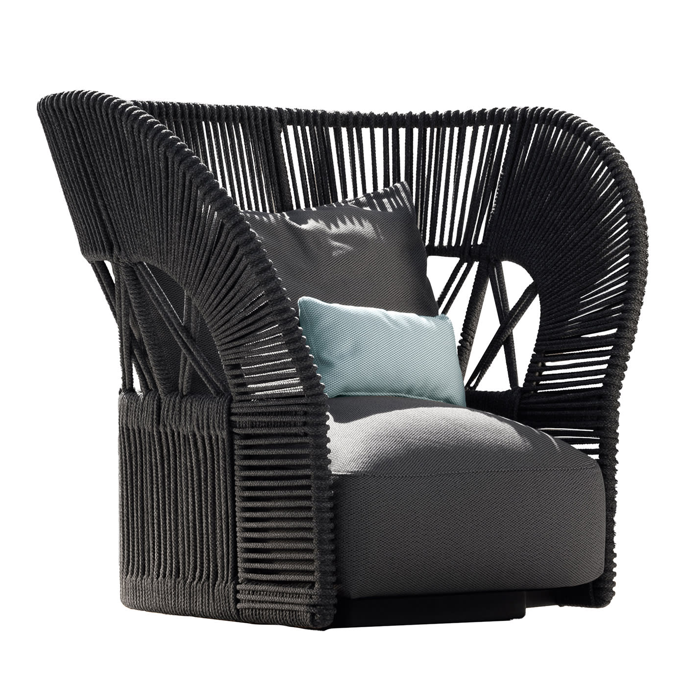 Cliff Deco Gray Lounge Armchair By Ludovica Roberto Palomba Talenti