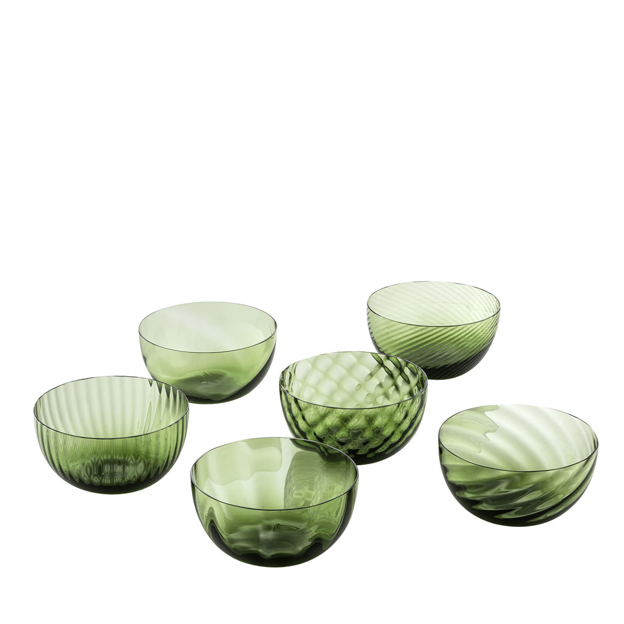 Idra Soraya Green Set of 6 Assorted Bowls - Main view