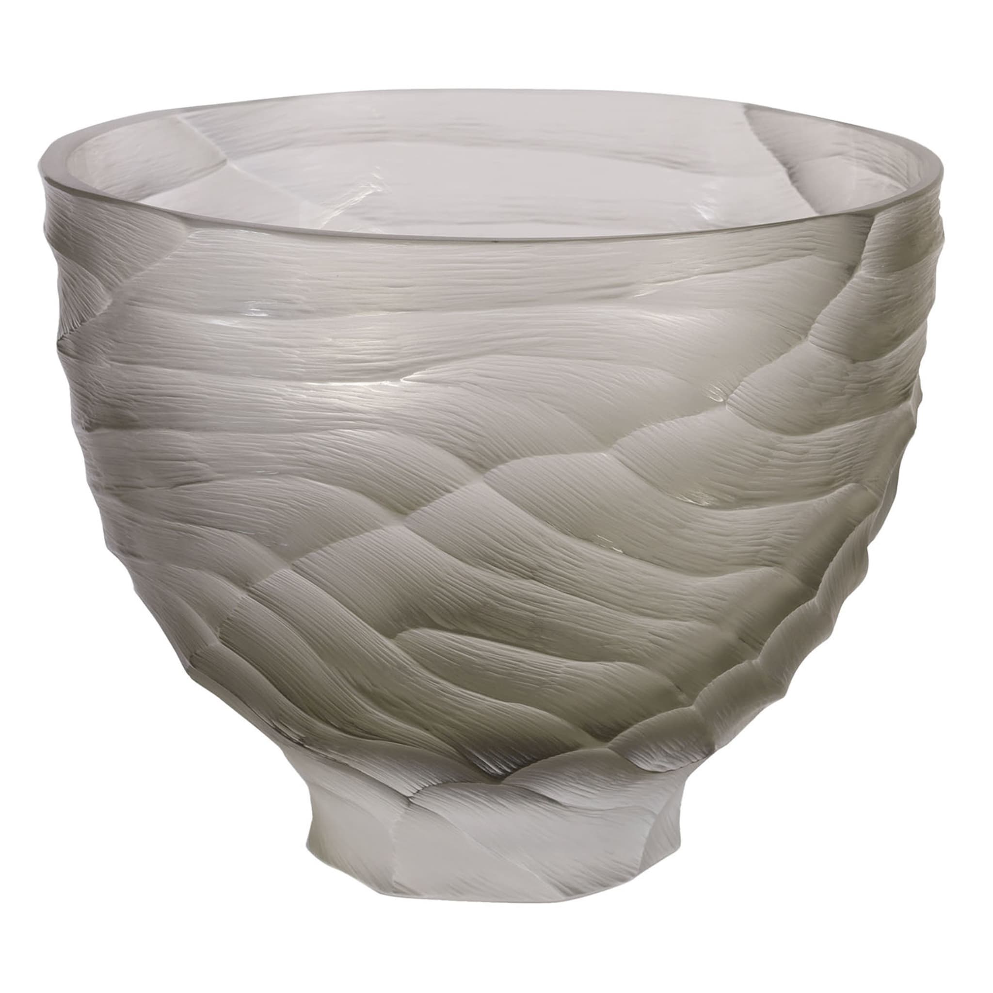 Vaso grigio di Murano - Vista principale