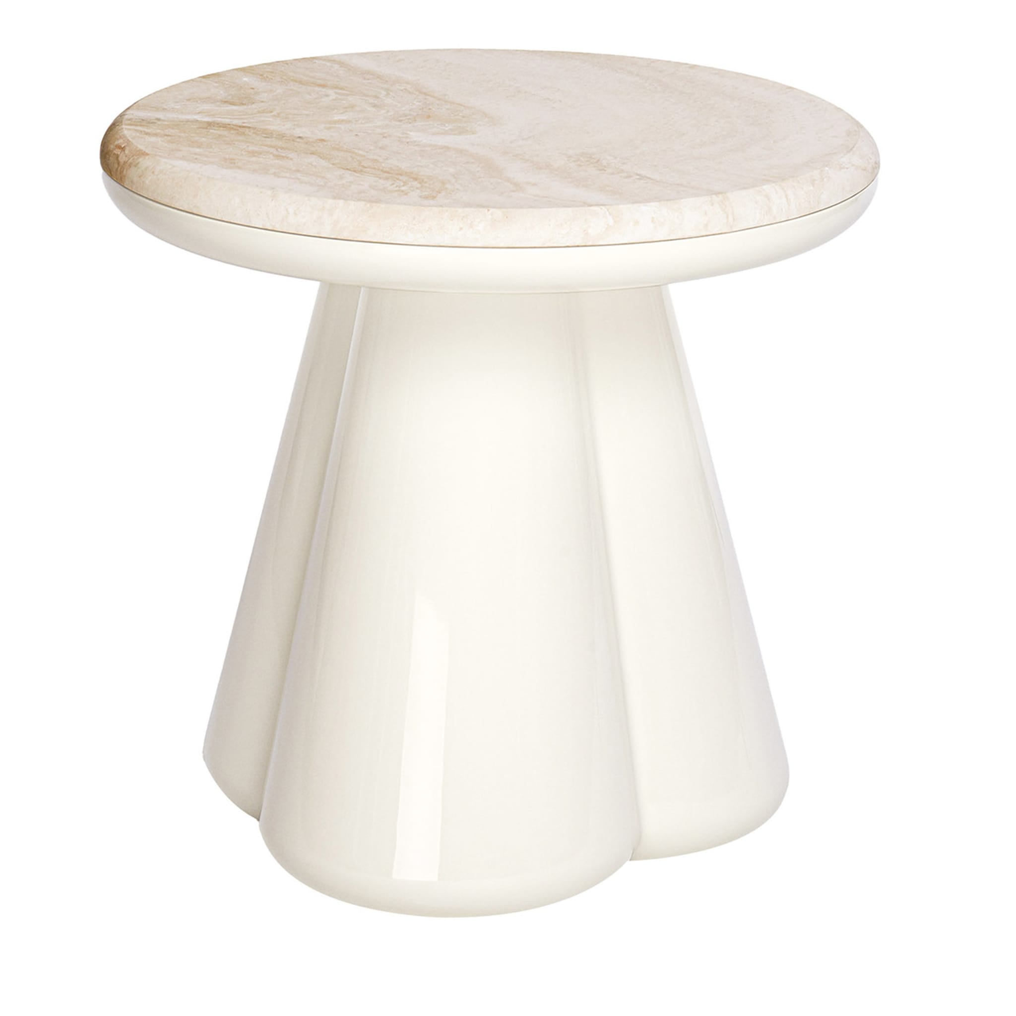 Table d'appoint blanche Anodo #2 - Vue principale
