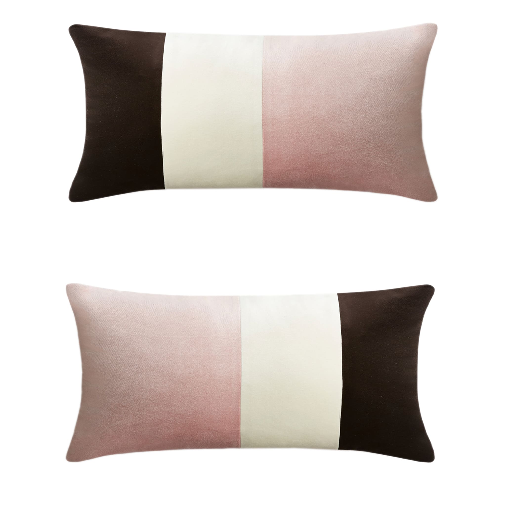 Set di 2 cuscini tripli ottici rosa - Vista principale