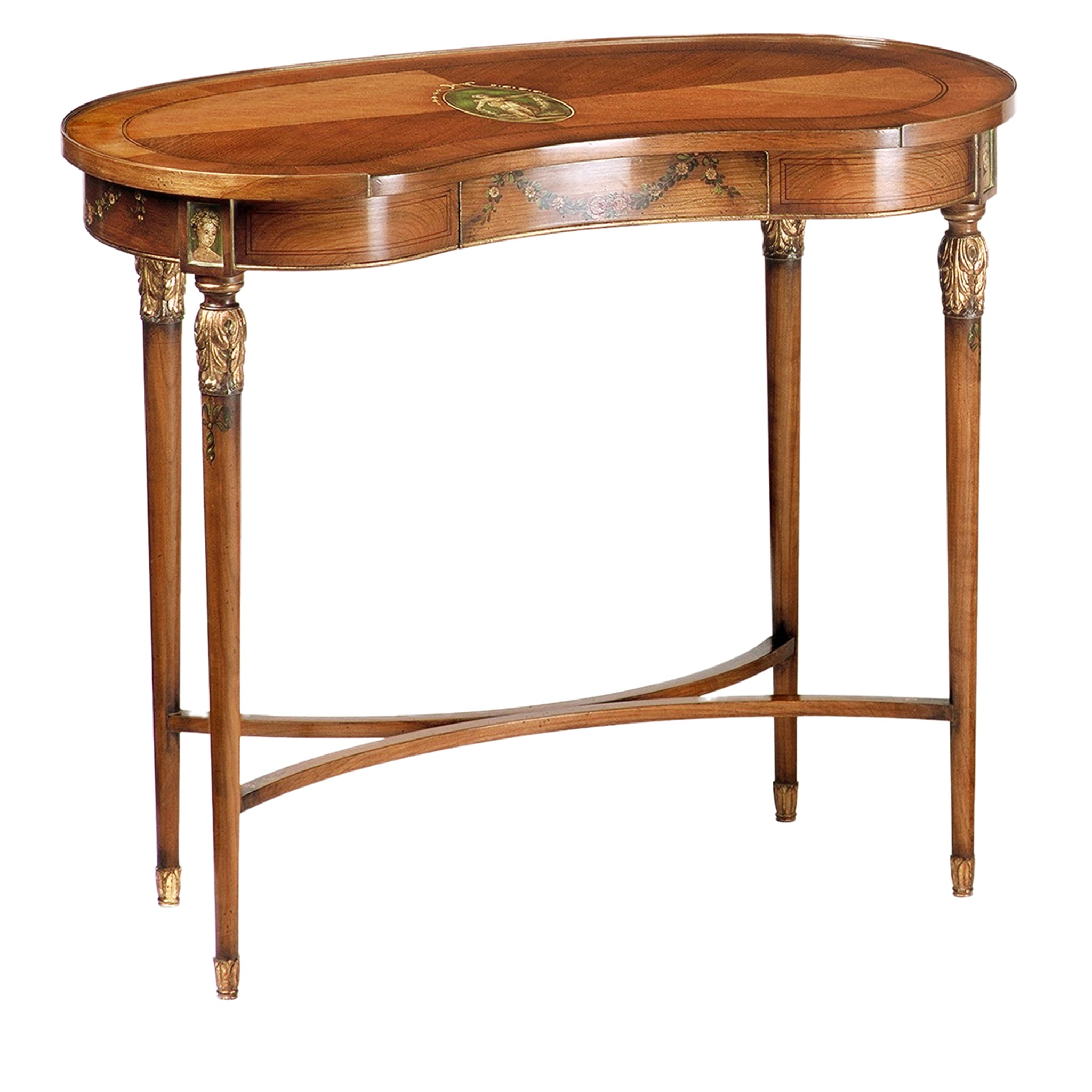 Chippendale-Style Bean-Like Writing Desk - Main view