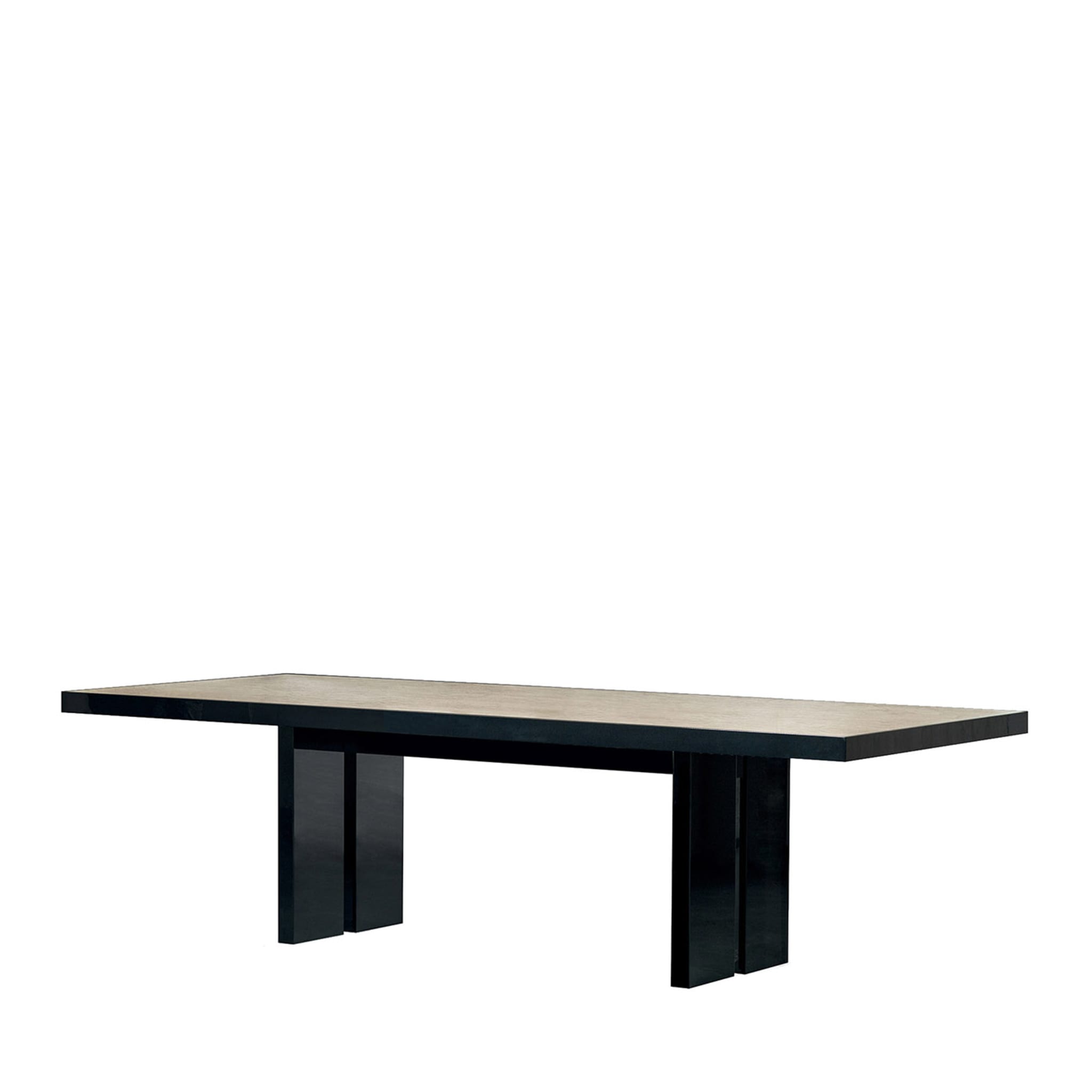 Trocadero Dining Table Brushed Greige Oak - Main view