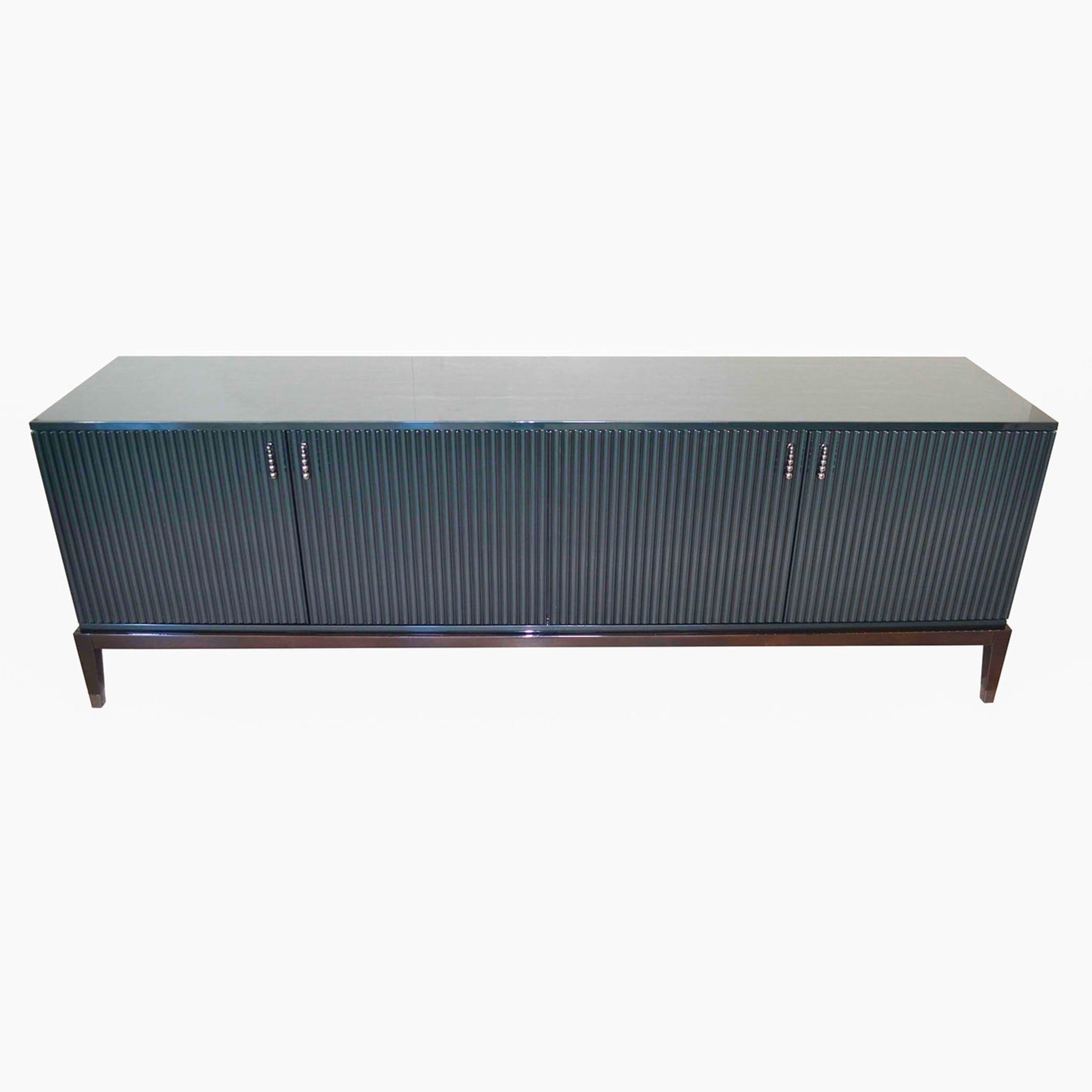 Italian Sideboard in Glossy Green Emerald Lacquered  - Alternative view 2