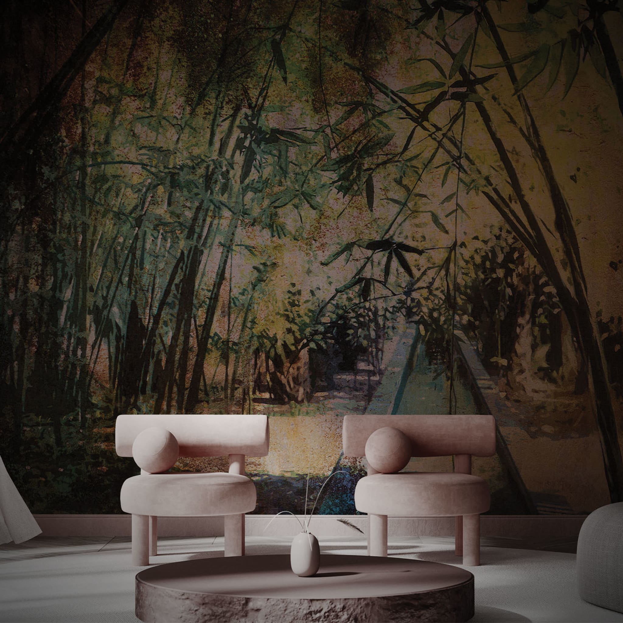 Timeless23 Bamboo Jungle Wallpaper (Papier peint de la jungle en bambou) - Vue alternative 1