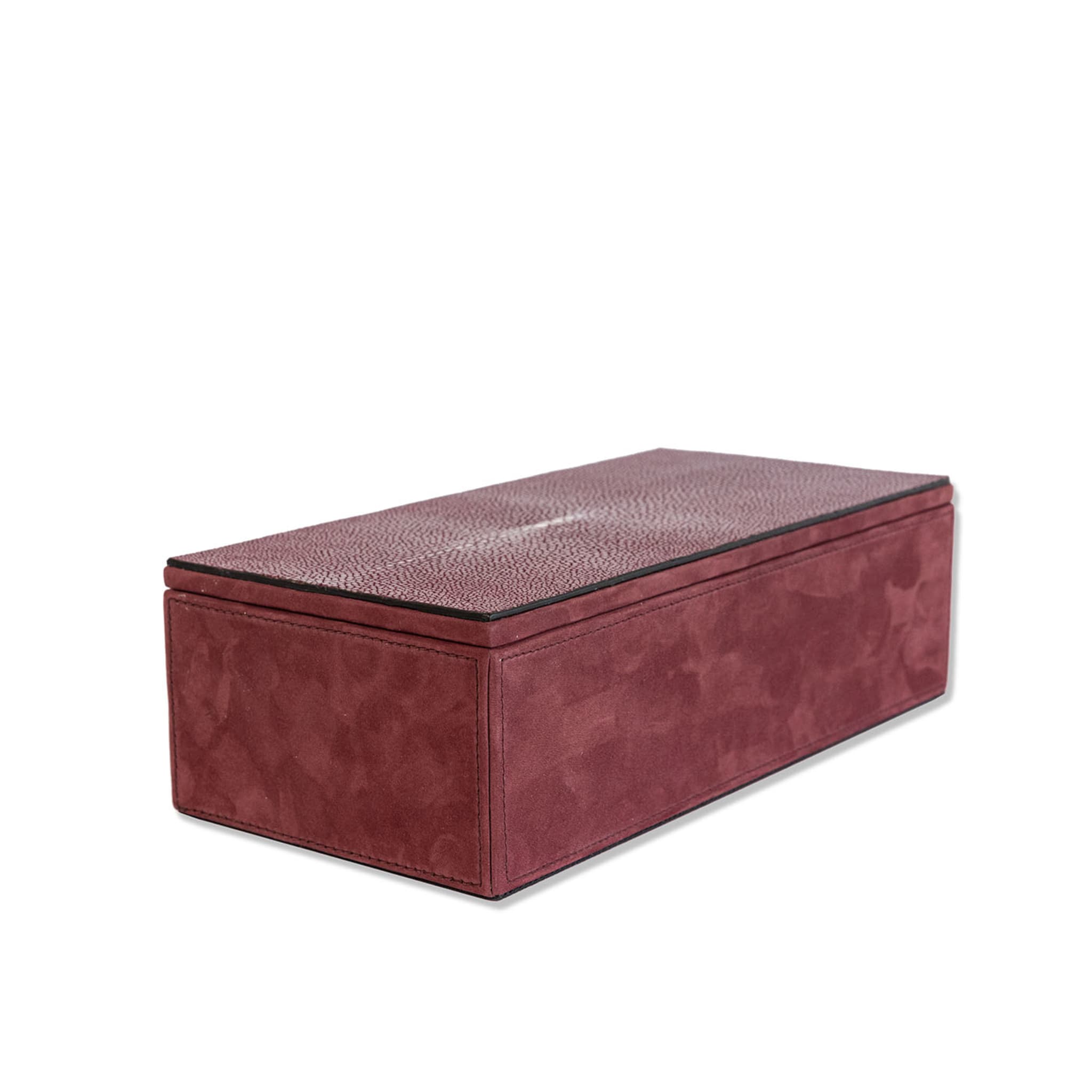 Stingray Persian Red Nubuck Leather Box - Alternative view 3