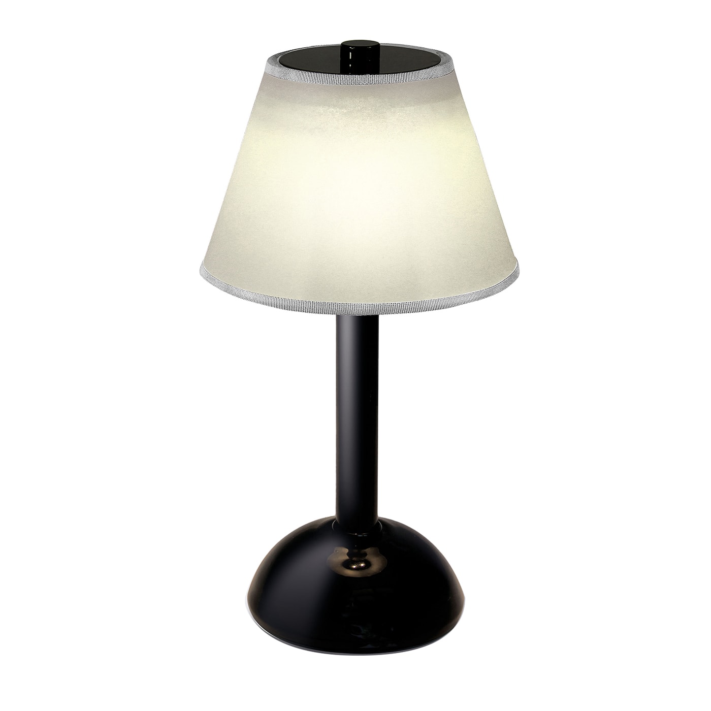 Moon Pergamena Black Table Lamp by Stefano Tabarin