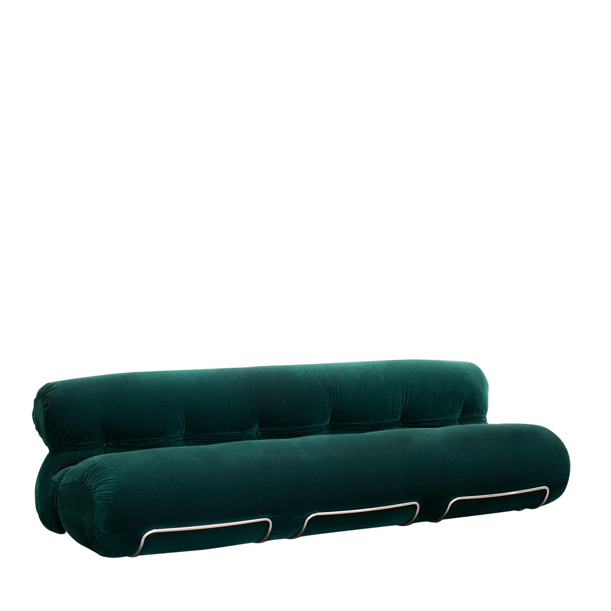 Orsola 3-Seater Emerald Sofa by Gastone Rinaldi - Main view