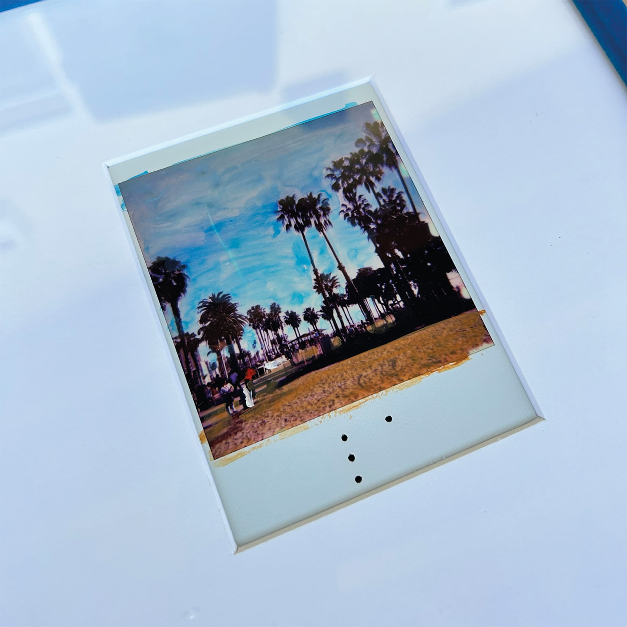 LA Acrylic on Polaroid #1 - Alternative view 1