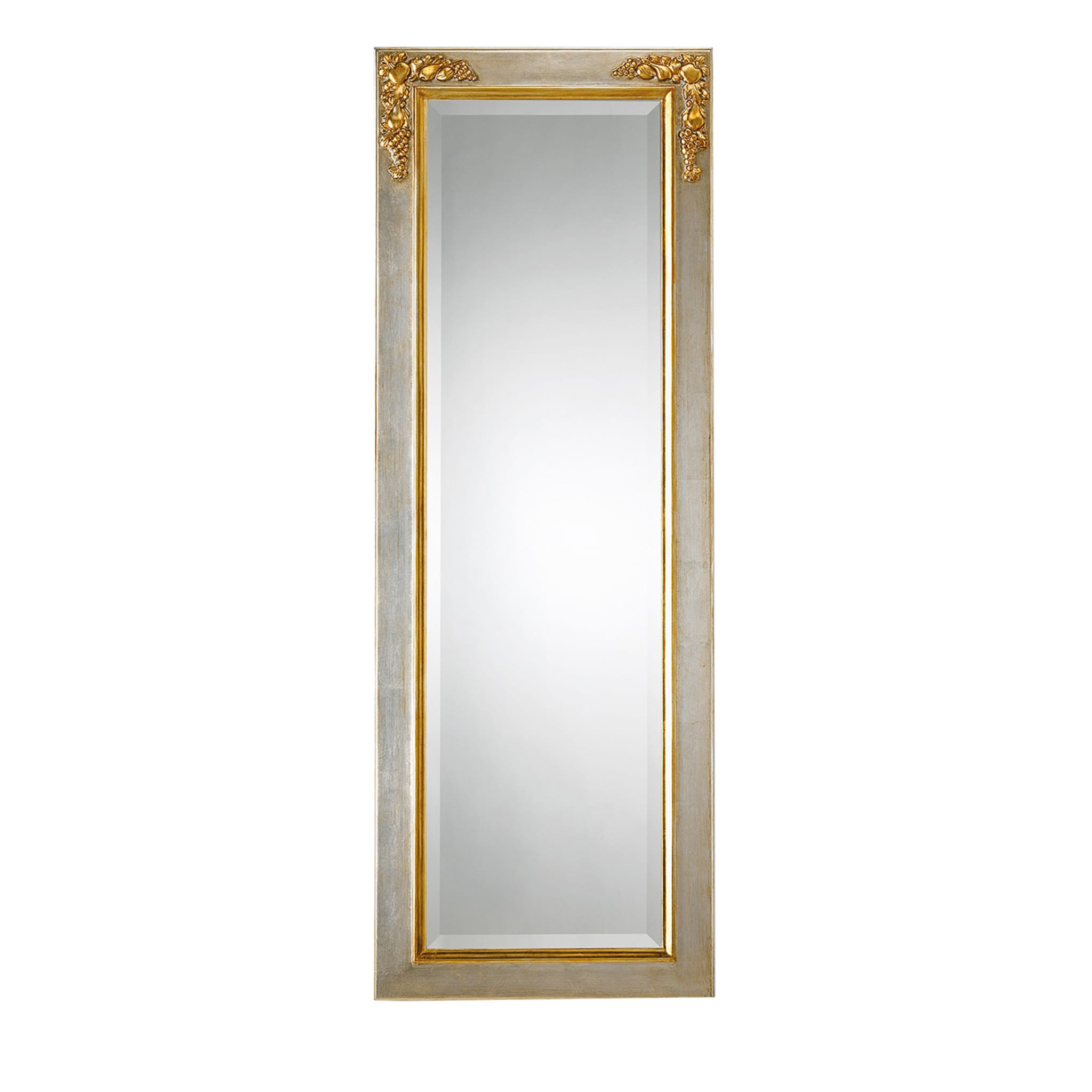 Agnese Mecca Silver Leaf Full-Length Mirror - Main view
