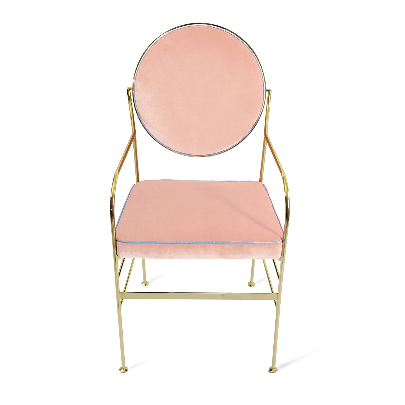 Luigina Gold and Pink Queen Chair - Sotow