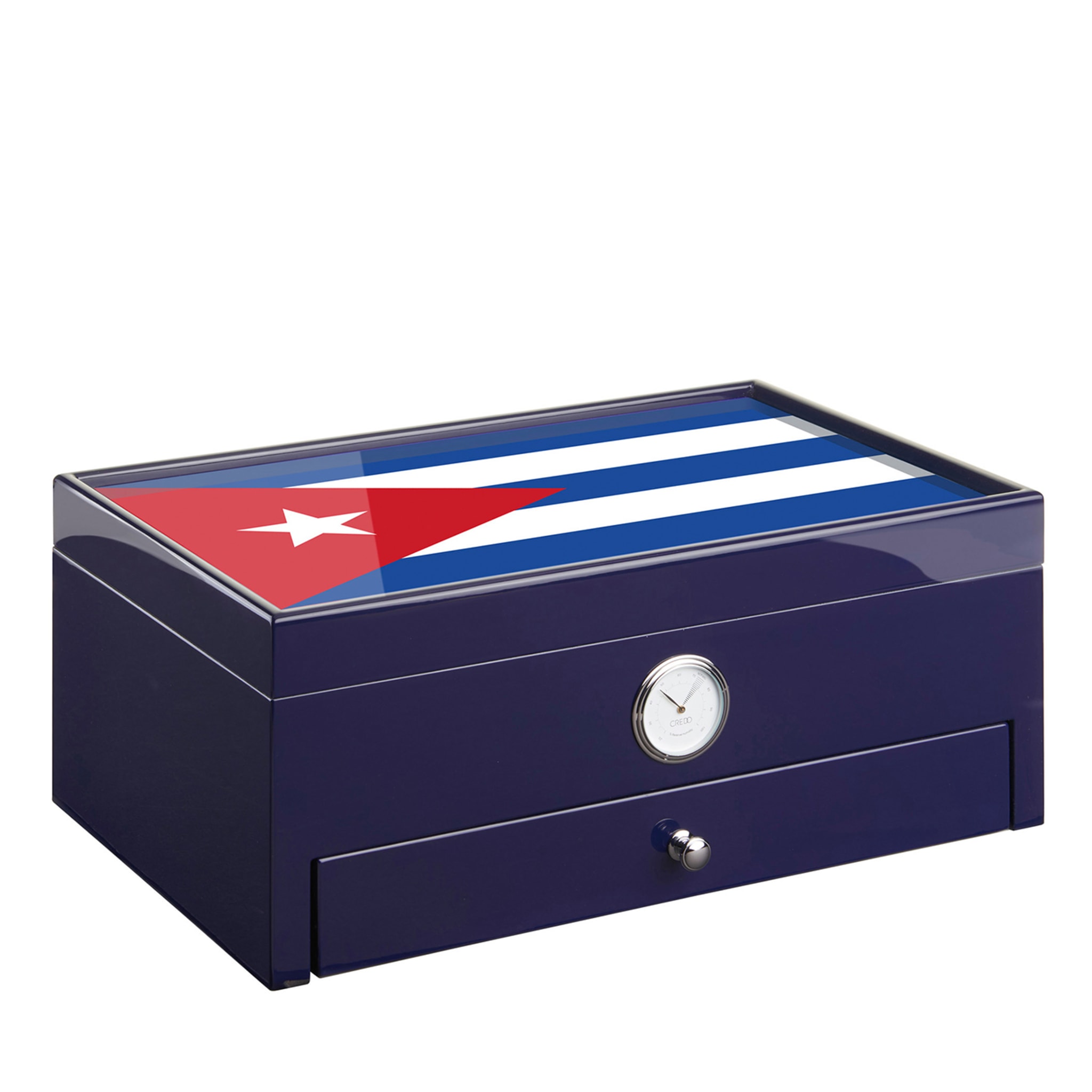 Cuba-inspired Blue Humidor (Special Club Edition)  - Main view