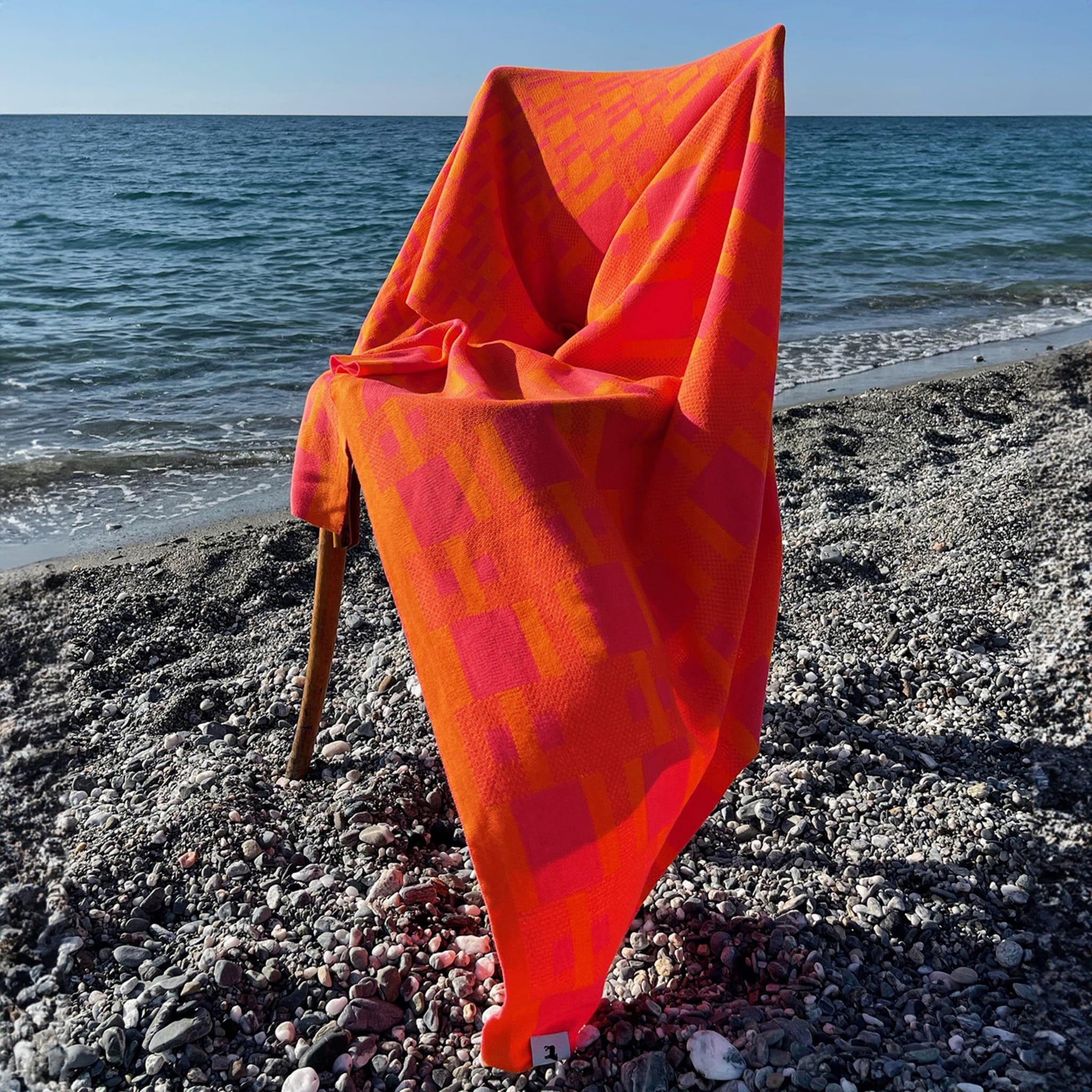 Plusminus Bio Orange Blanket by Angela Lorenz - Alternative view 4