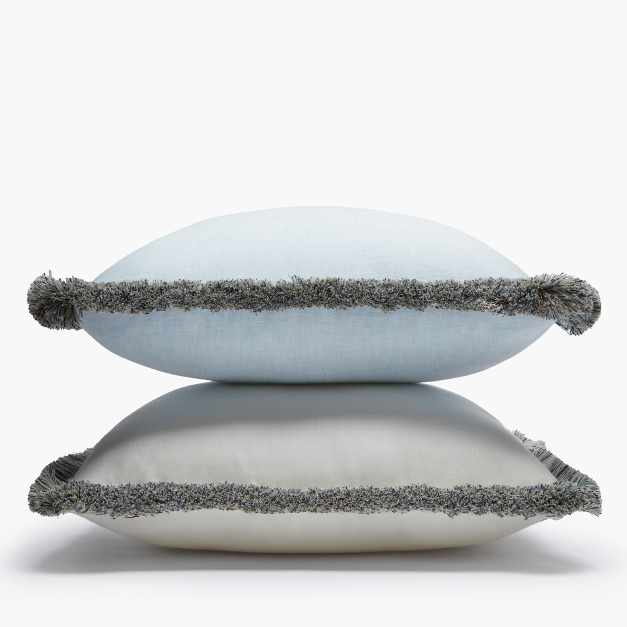 Light Blue Capri Linen Cushion - Alternative view 1