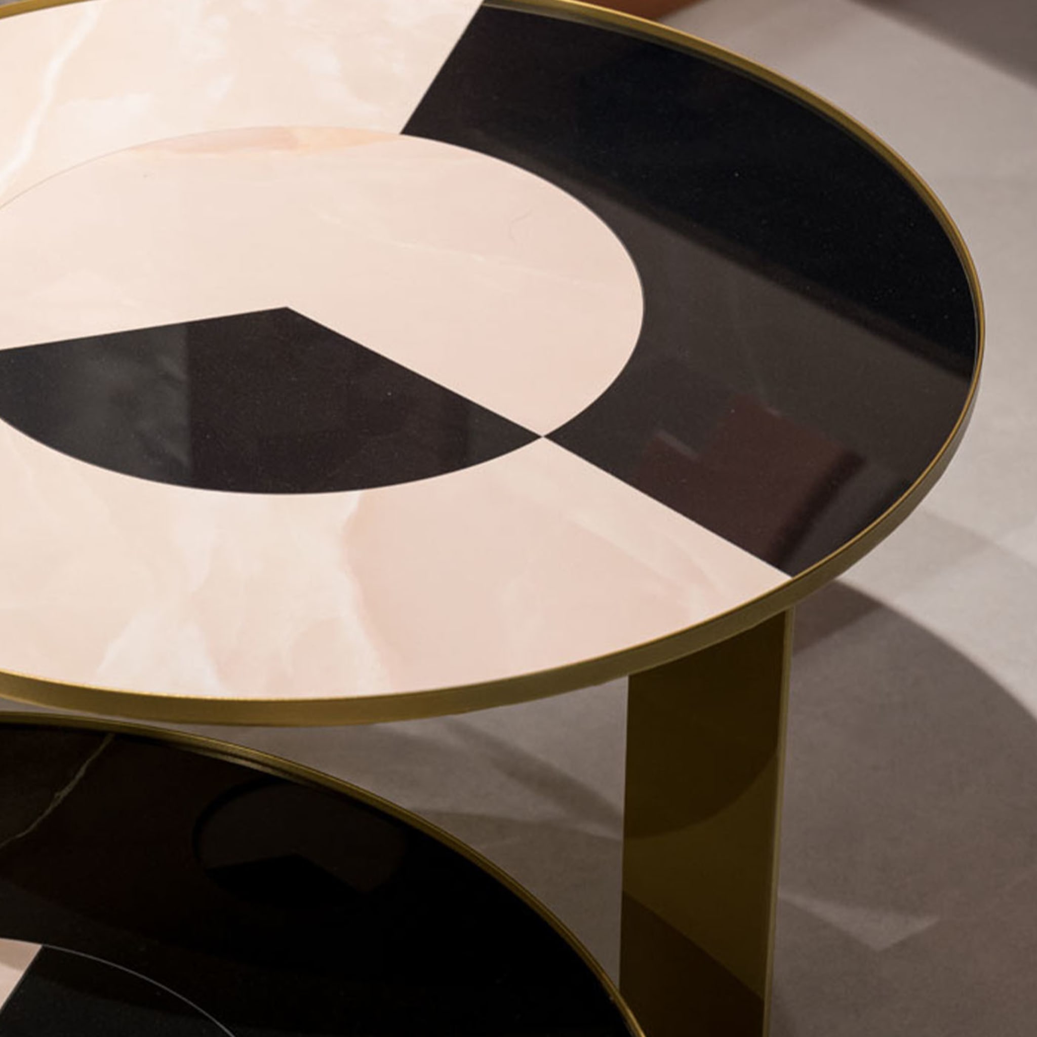 Yso Tall Round Coffee Table by Sapiens Design - Alternative view 1