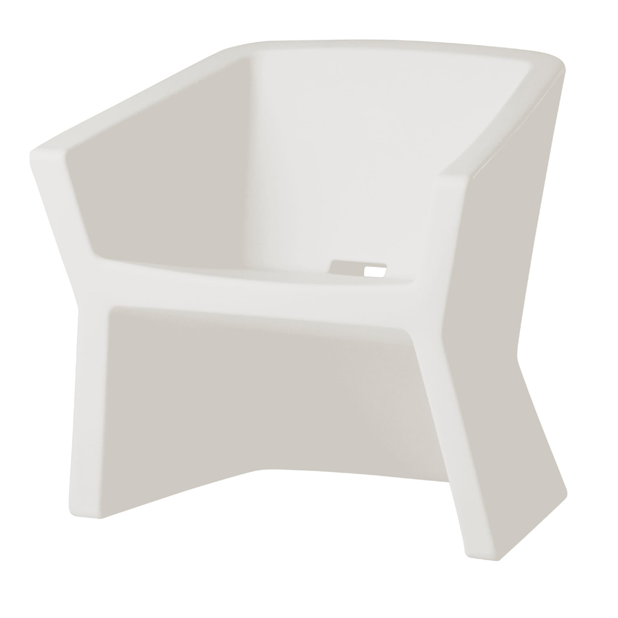 Exofa White Armchair - Main view