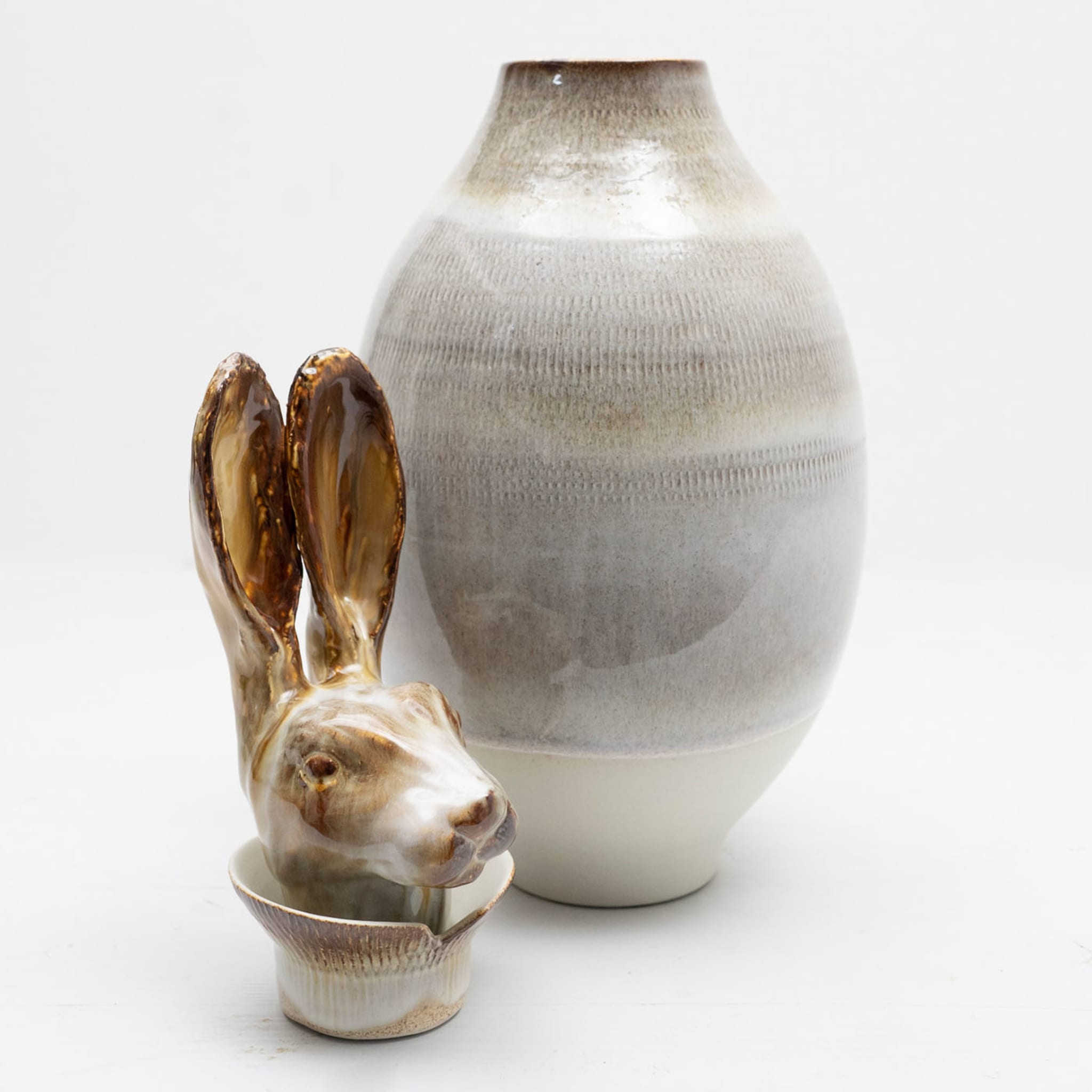 Canopo Lepre White XL Vase - Alternative view 1