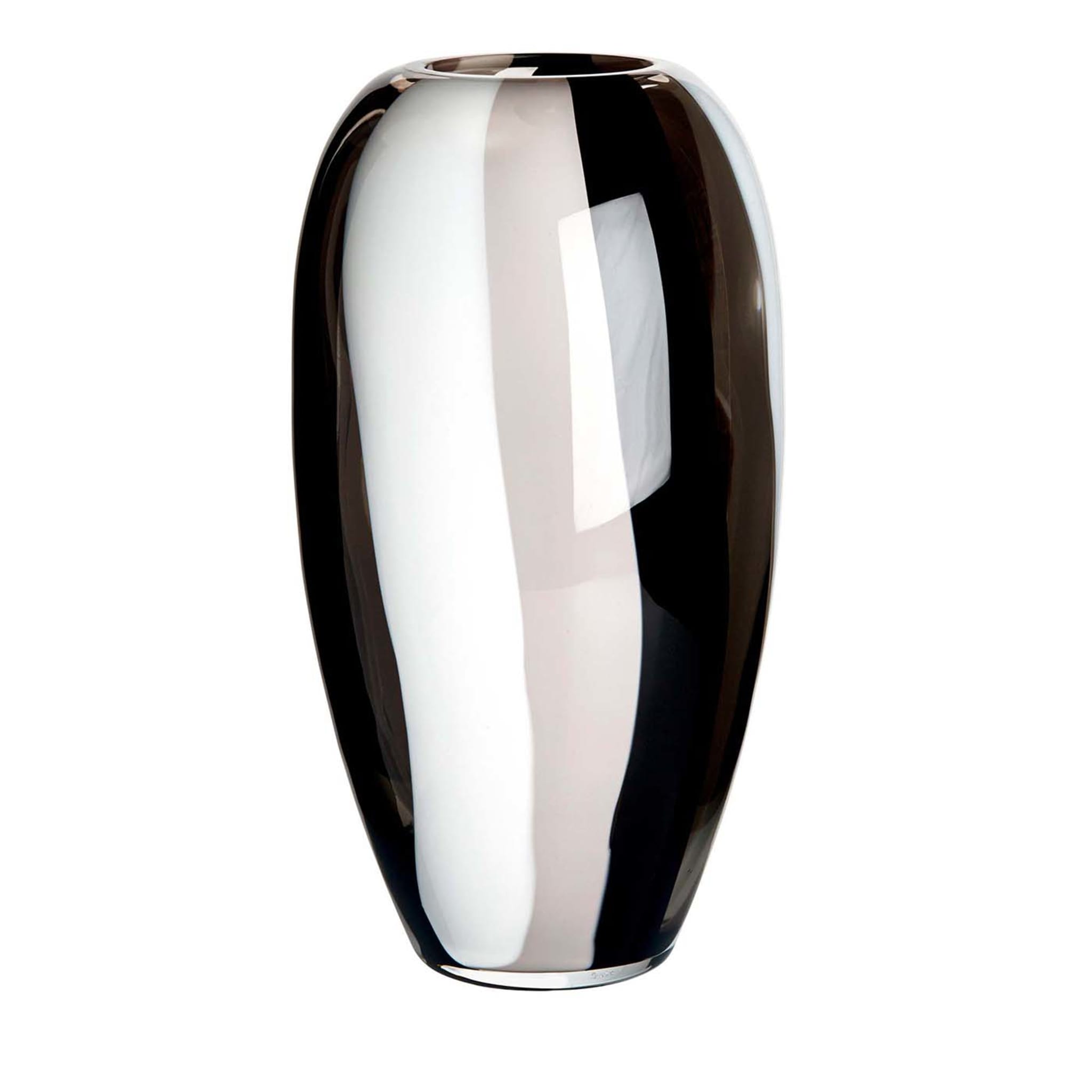 Ogiva Small Striped Vase by Carlo Moretti - Main view