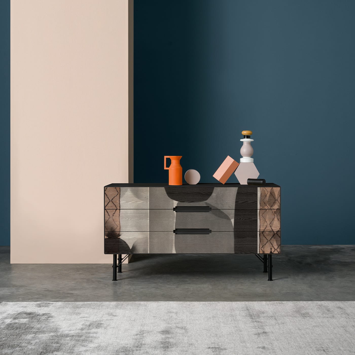 Style Geometric Chest of Drawers 104 - Icon's Design Milano