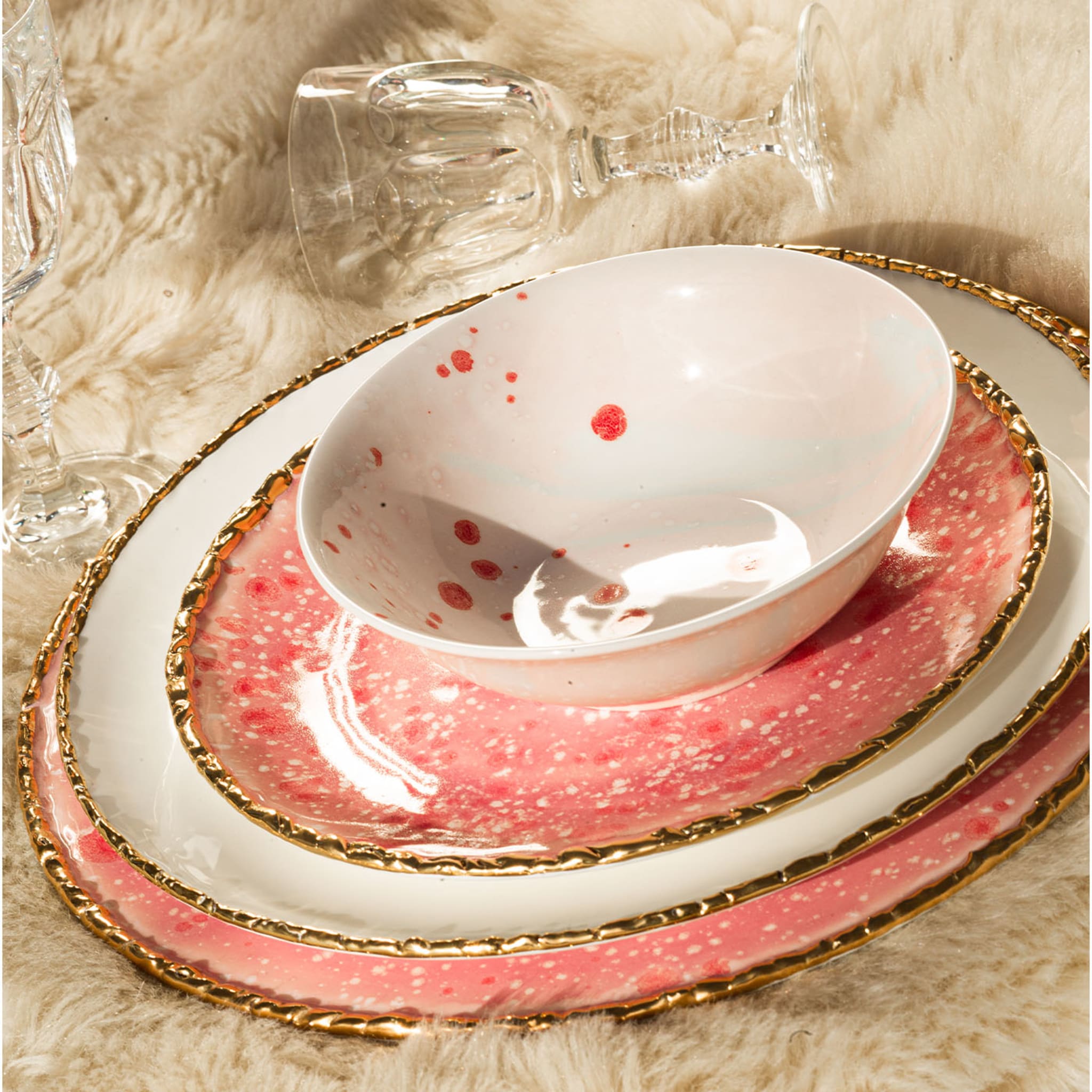 Berry Set Of Two Dessert Coupe Plates  - Alternative view 1
