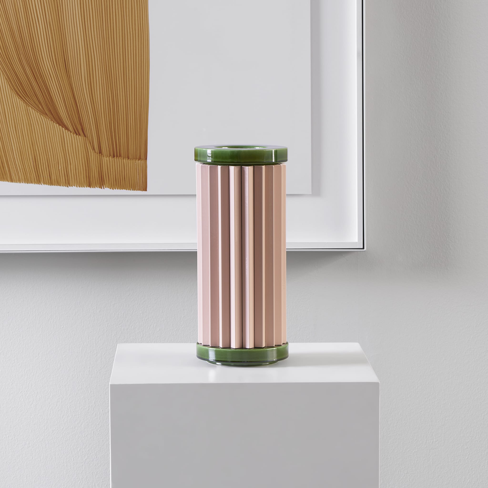 Rombini A Green and Rose Vase by Ronan & Erwan Bouroullec - Alternative view 2