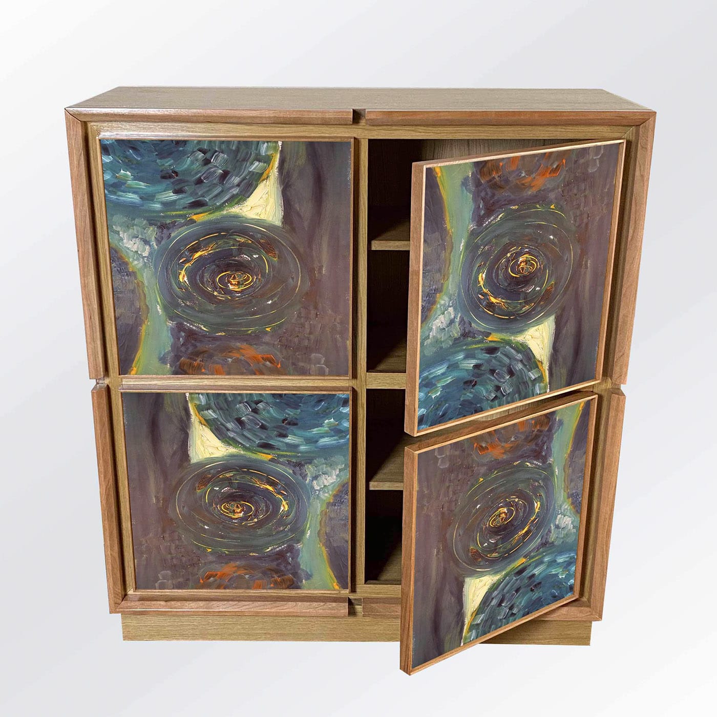 Astratta Sette Cabinet by Mascia Meccani - Meccani Design