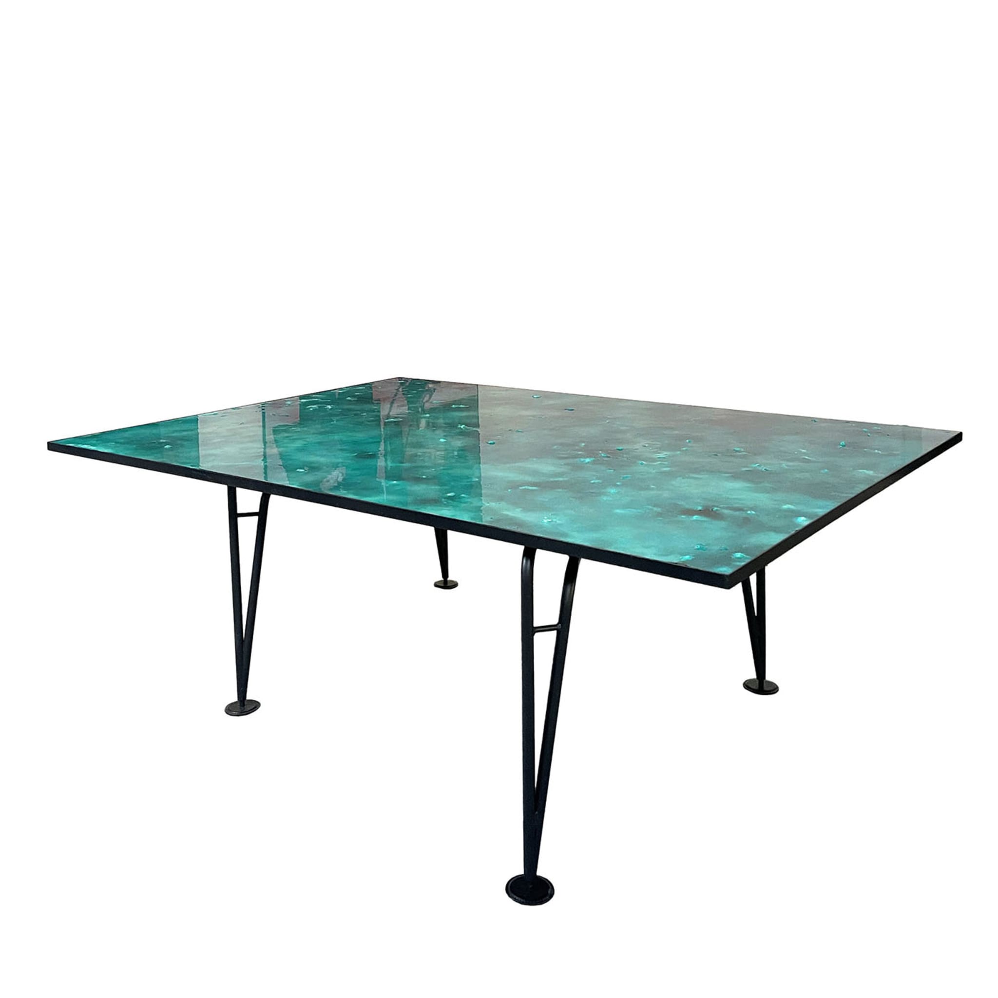 Asymmetrischer Tisch Grün Design von Colé Italia, Giannoni&amp;Santoni - Hauptansicht