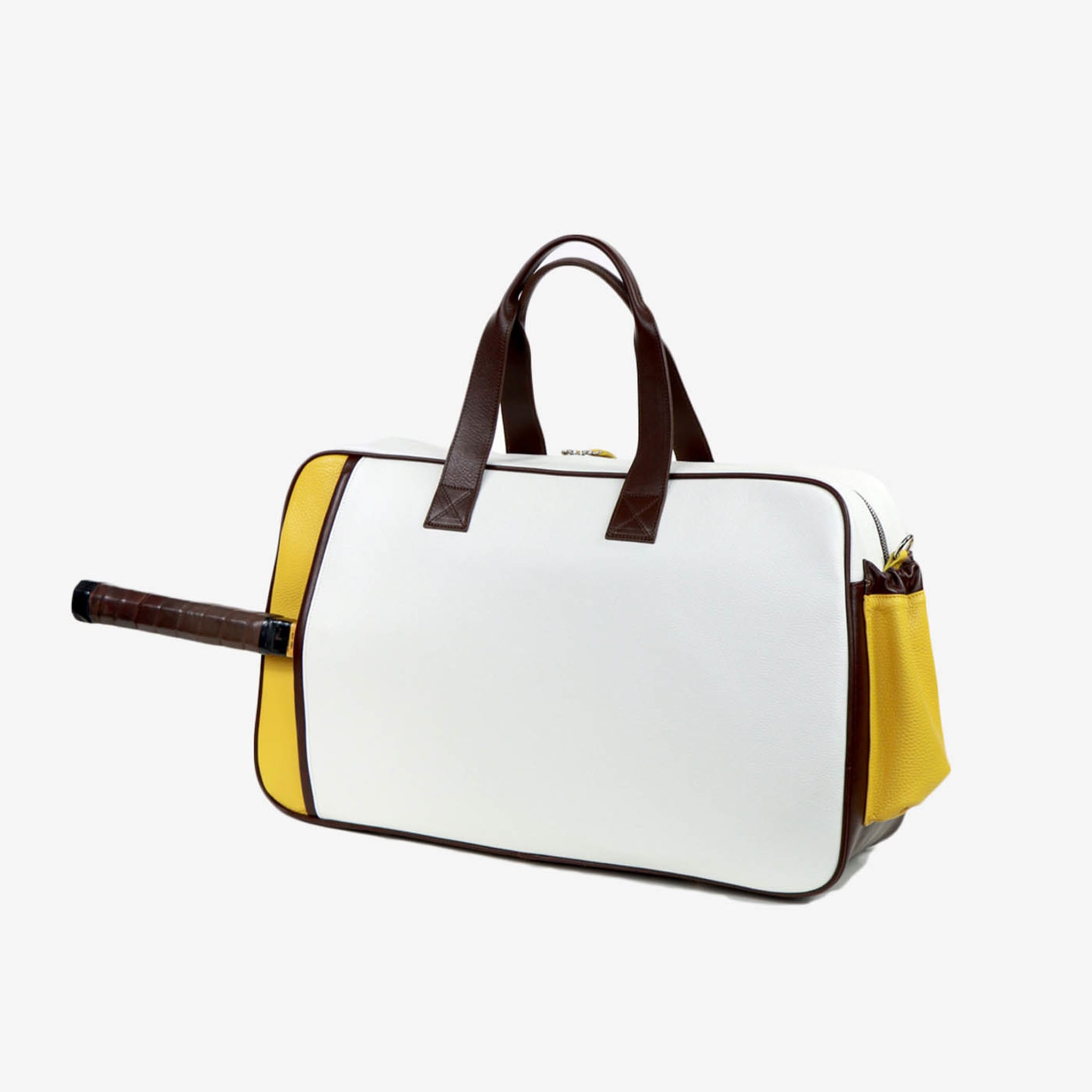 Sport White/Yellow/Brown Duffle Bag - Alternative view 2
