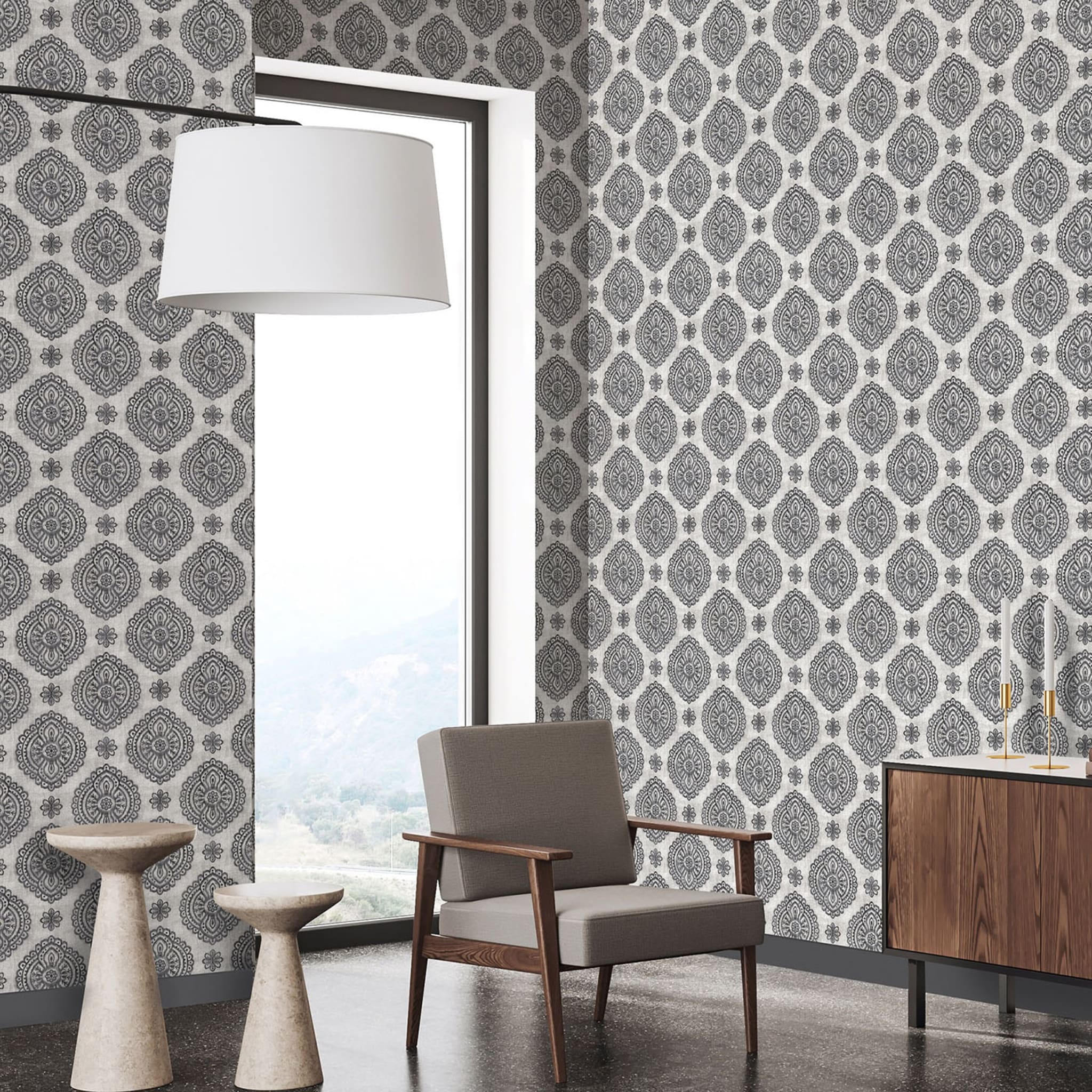 Pacri Grey Wallpaper - Alternative view 3