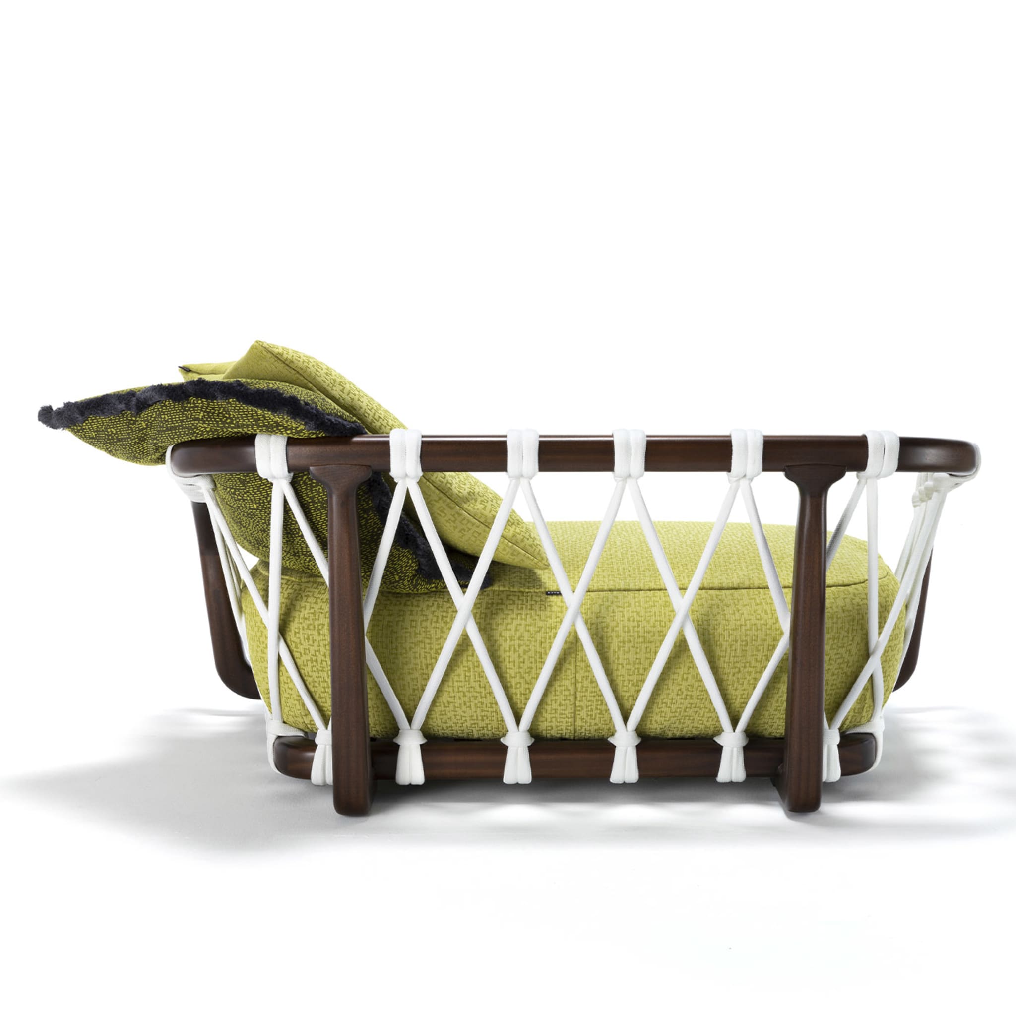 Sunset Basket Small Barrique + Green Sofa by Paola Navone - Alternative view 1