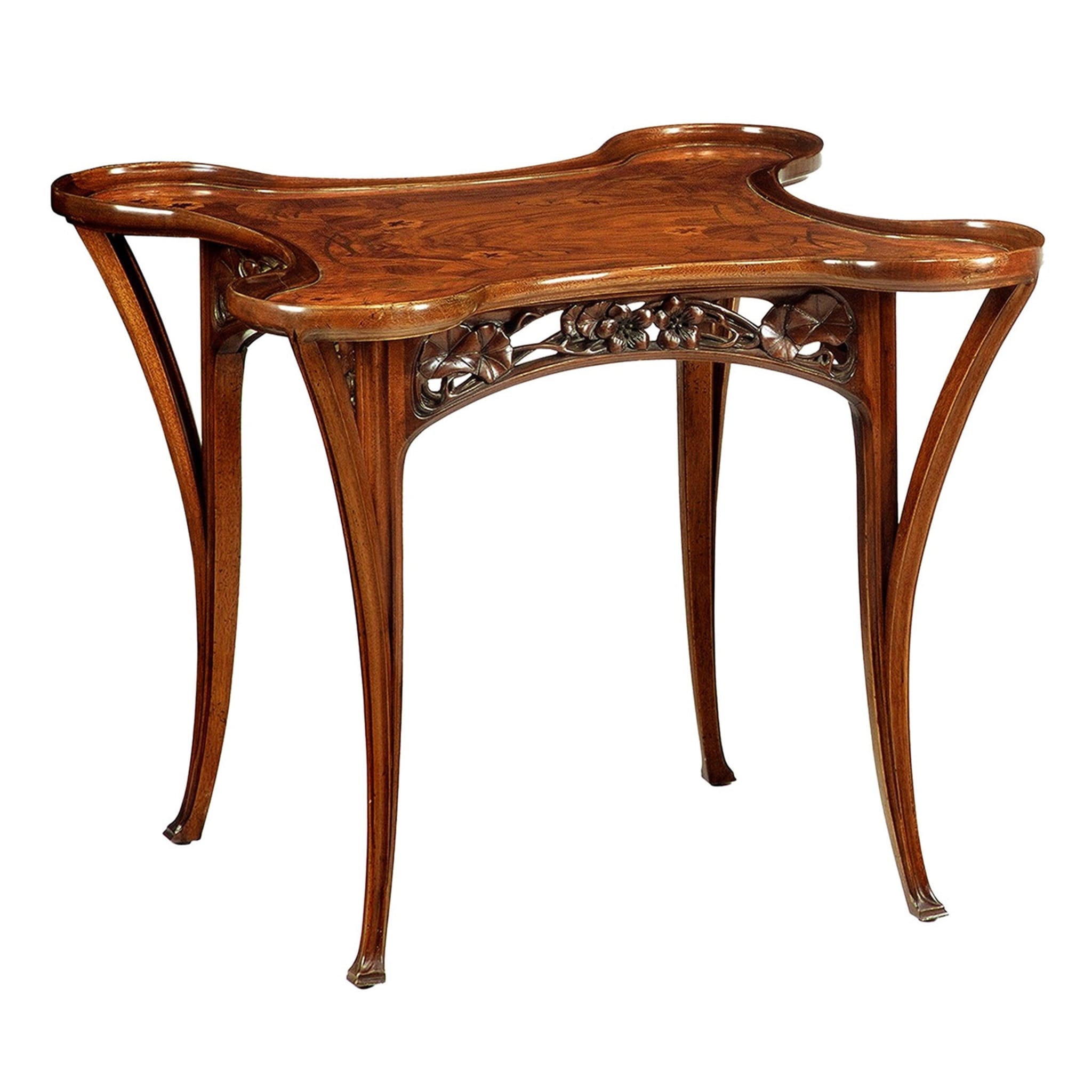 French Art Nouveau-Style Shaped Side Table by Louis Majorelle - Main view