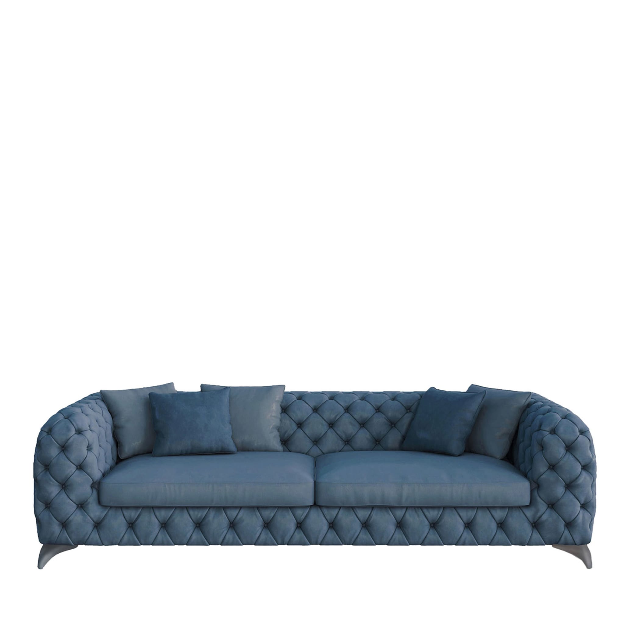 Isidoro Leather Sofa 3 Seats by Marco and Giulio Mantellassi - Vue principale