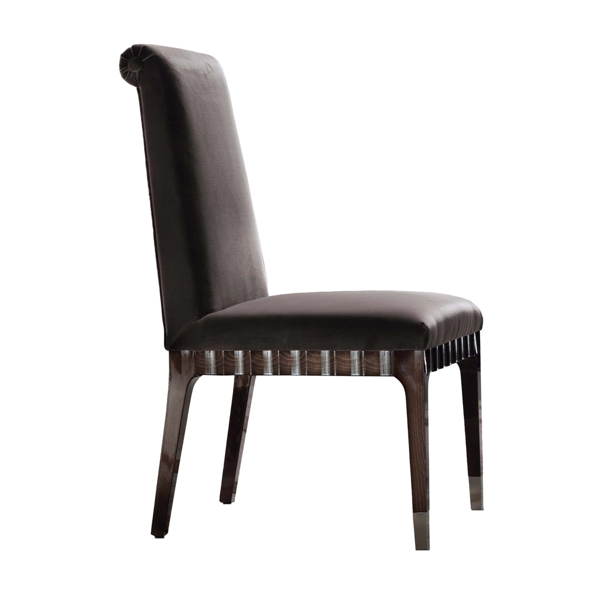 Visone Velvet fabric Chair - Main view