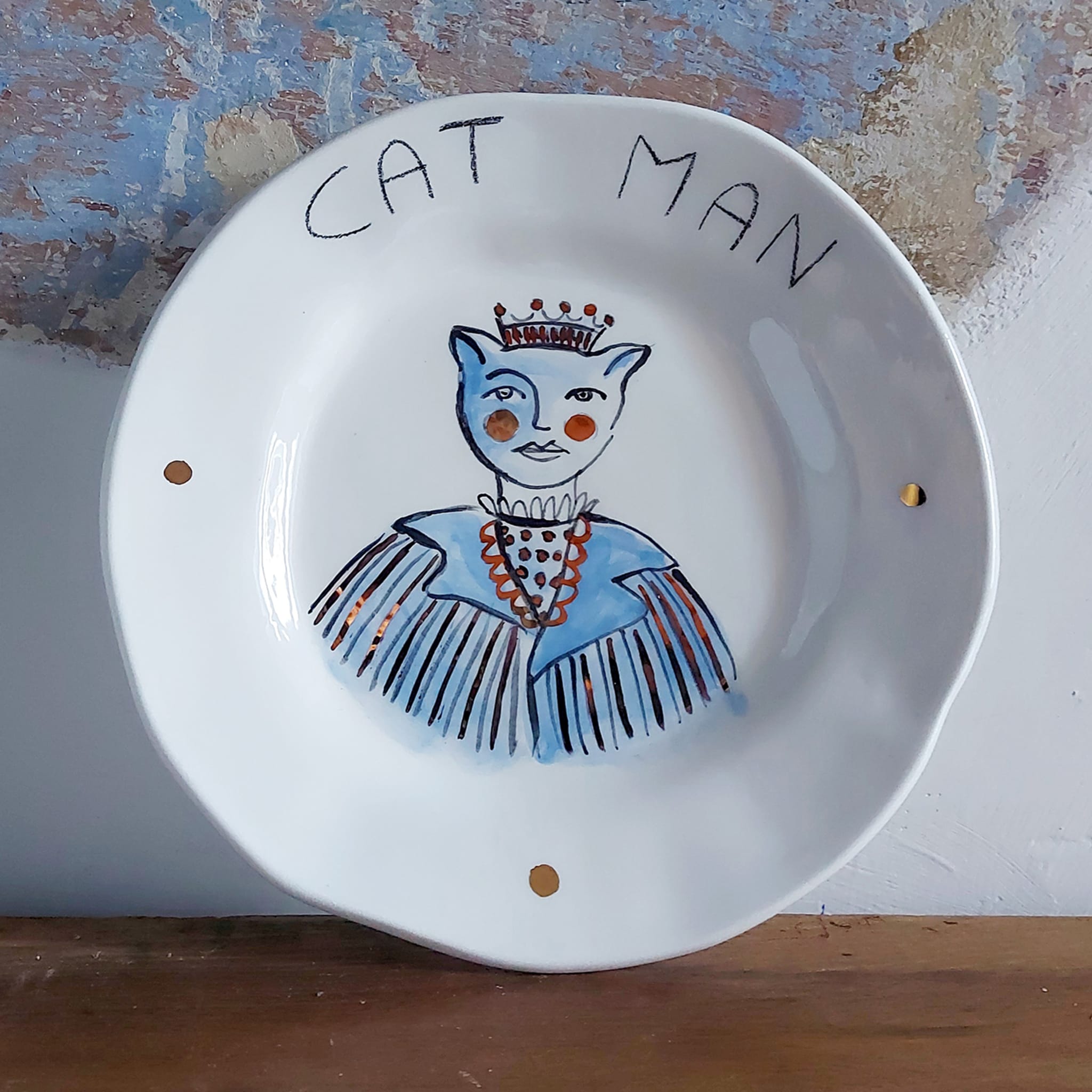 Catman & Monkey Man Set of 2 Plates - Alternative view 1