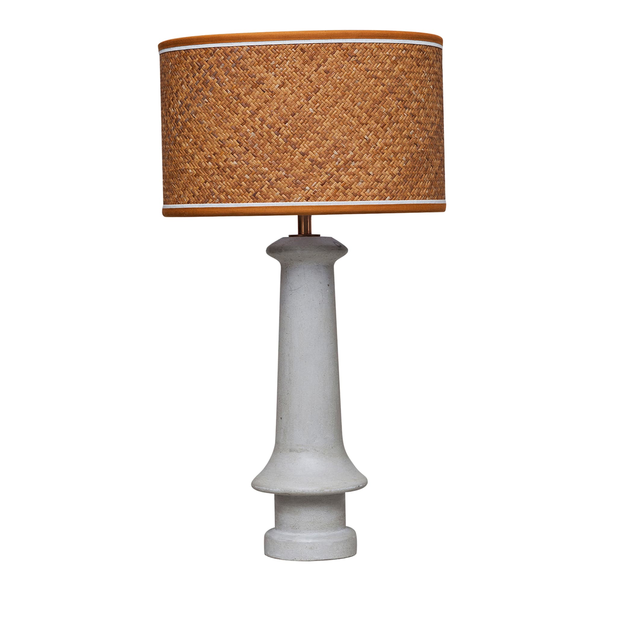 Cement Rattan Table Lamp - Main view