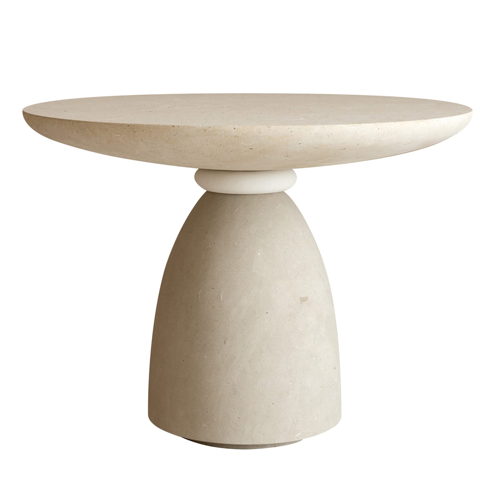 Geo c side table by apospersano pimar limestone artemest