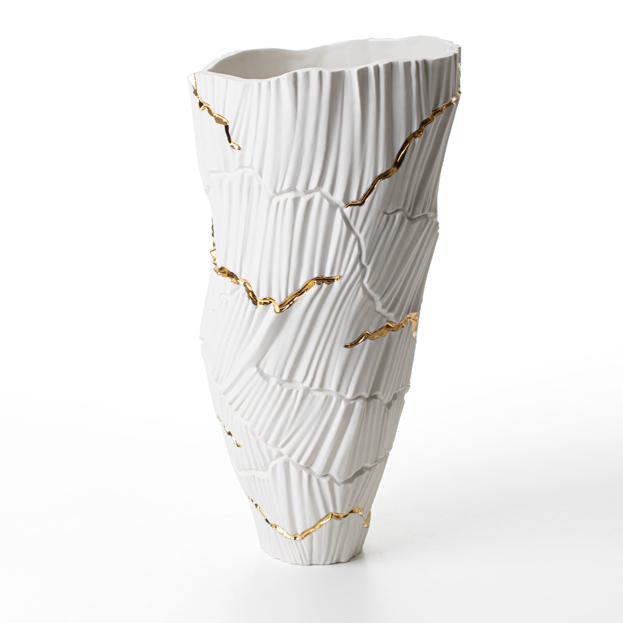 Meltemi Gold Cracks Vase - Alternative view 1