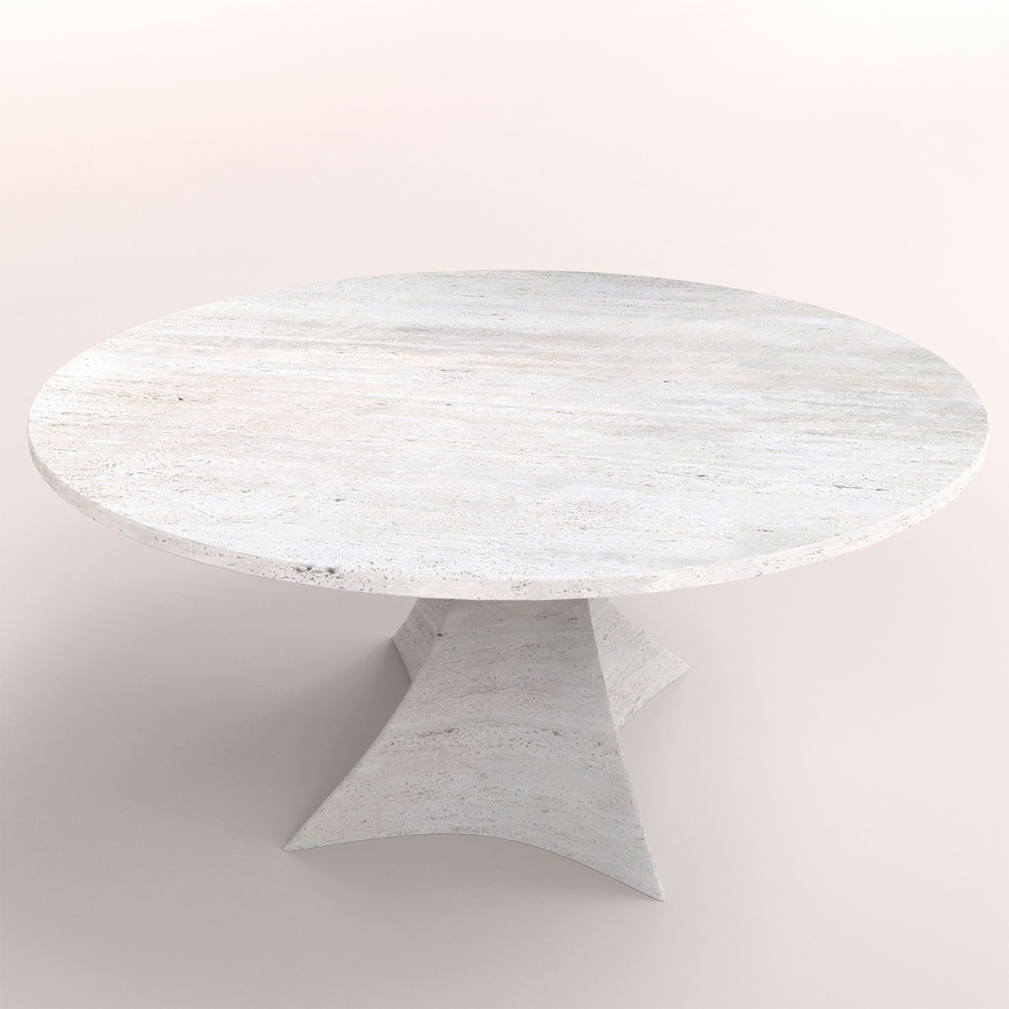 Bianca Runder Tisch aus Travertin - Alternative Ansicht 3
