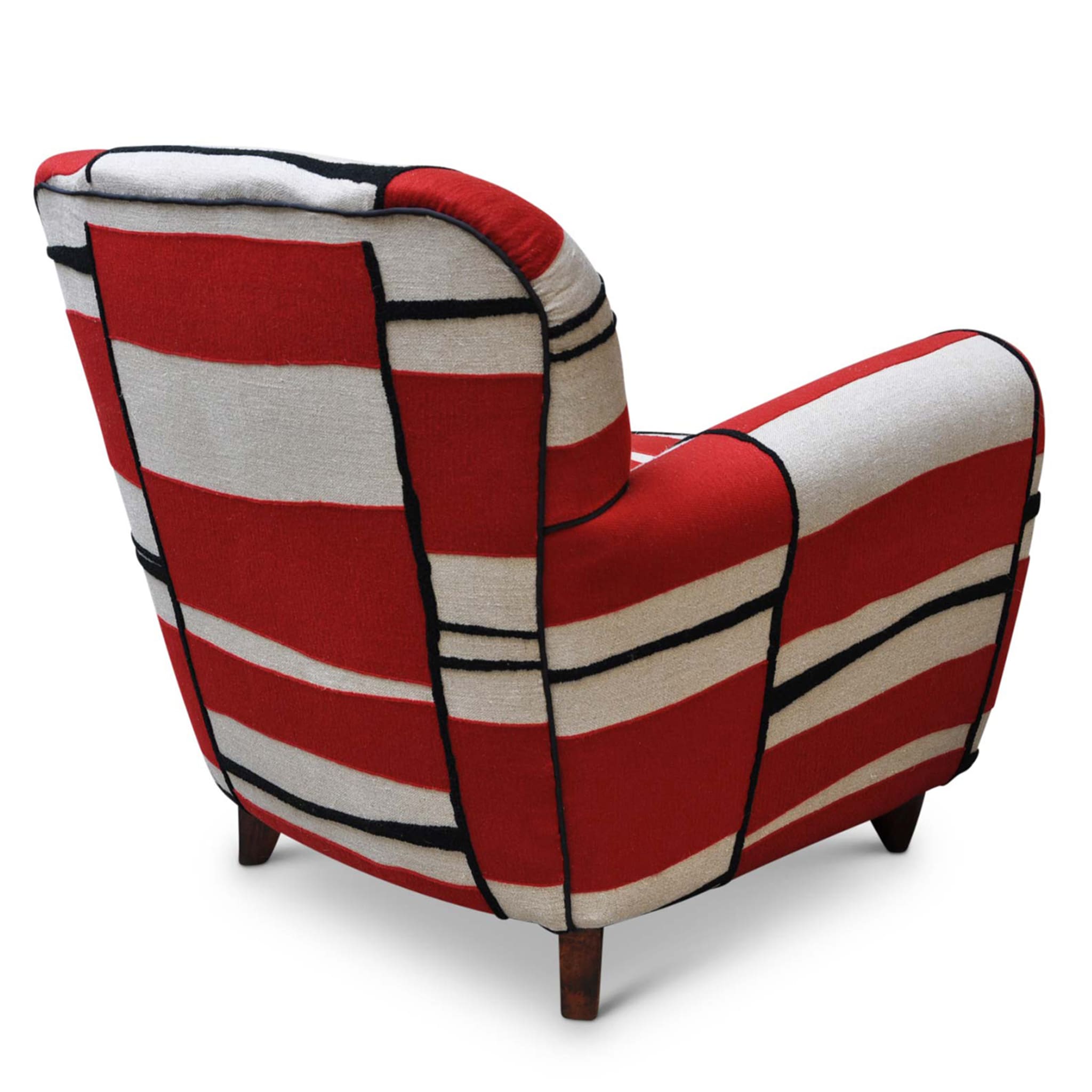 Red & White Passion Armchair - Alternative view 3