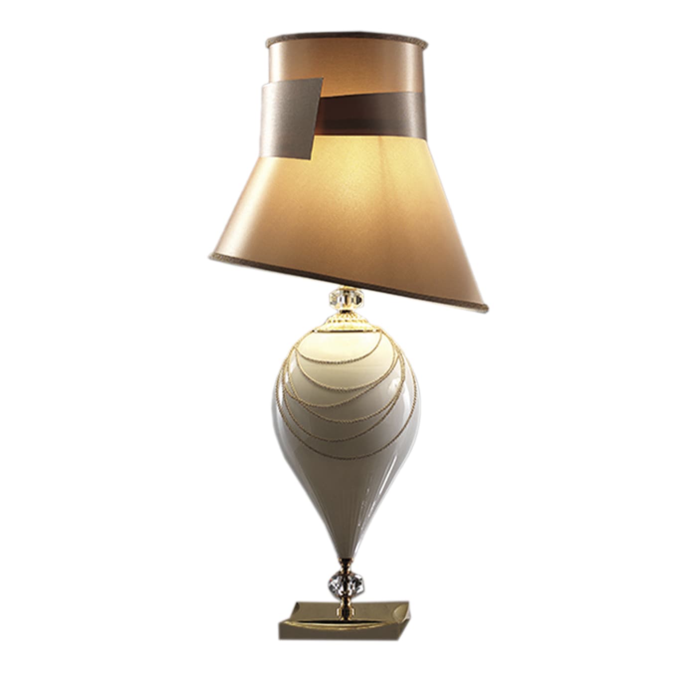 Vichy White Table Lamp - Lux Illuminazione