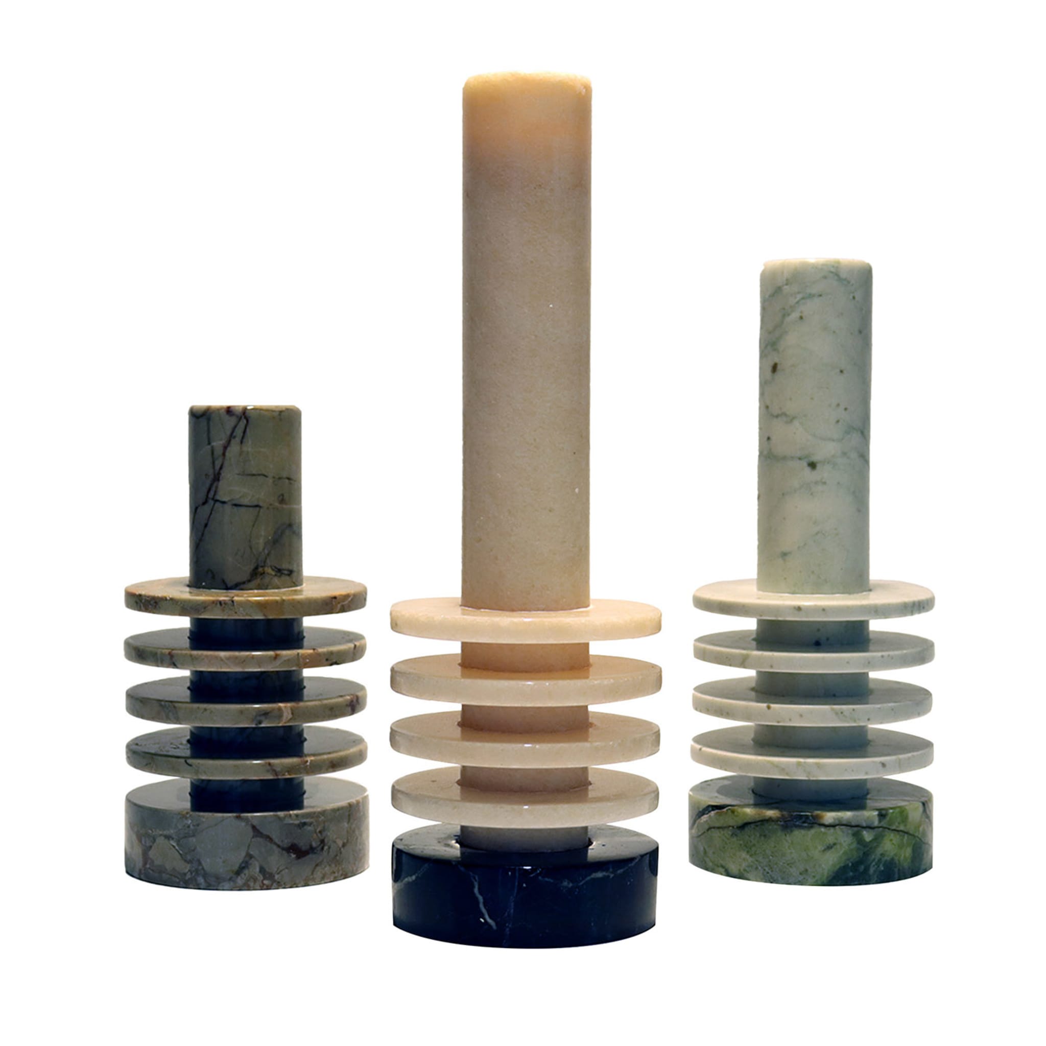 Set aus drei Conicita-Kerzenhaltern - Hauptansicht