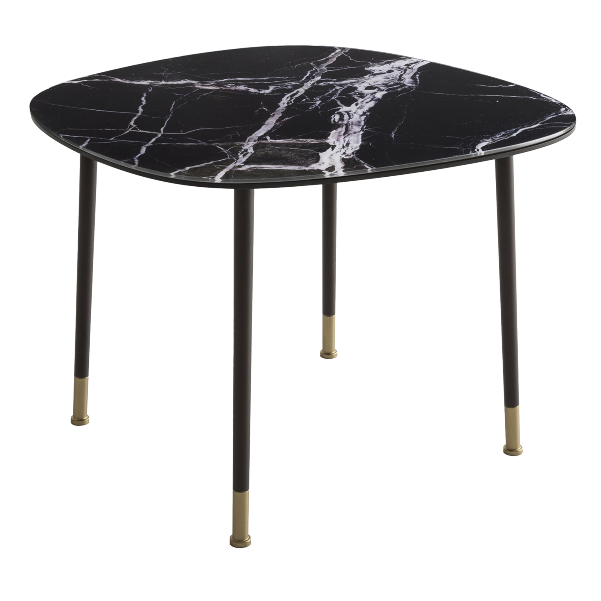 Pebble Medium Breccia Imperiale Marble-Effect Coffee Table - Main view