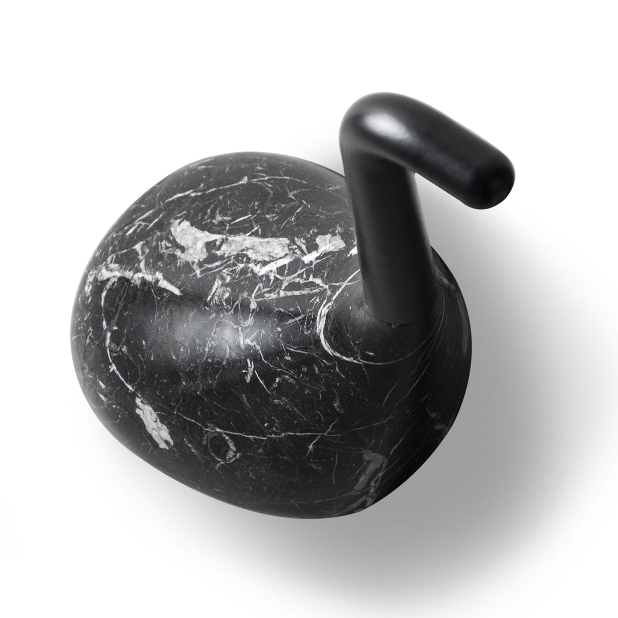 Butée de porte noire Nessie par Luca Nichetto - Vue alternative 3