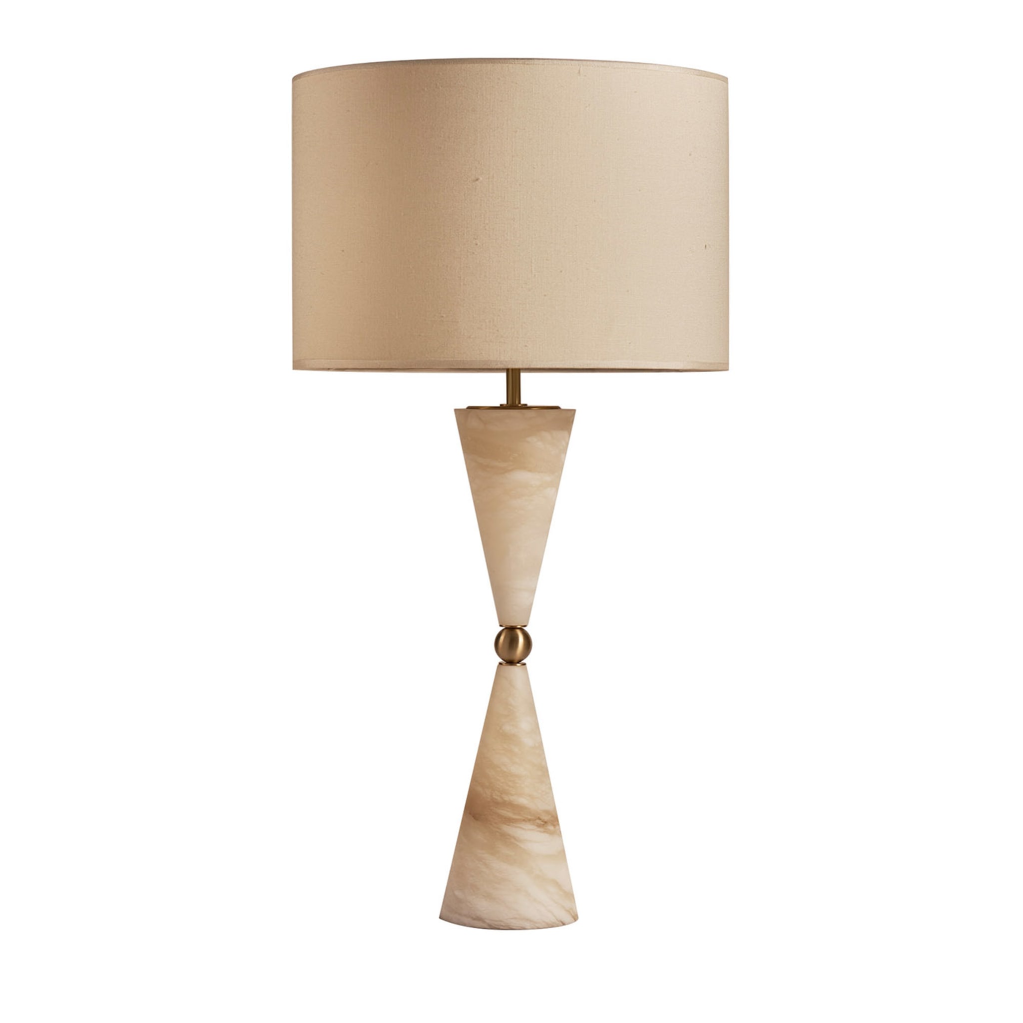 "Silhoette" Table Lamp in Satin Brass - Main view