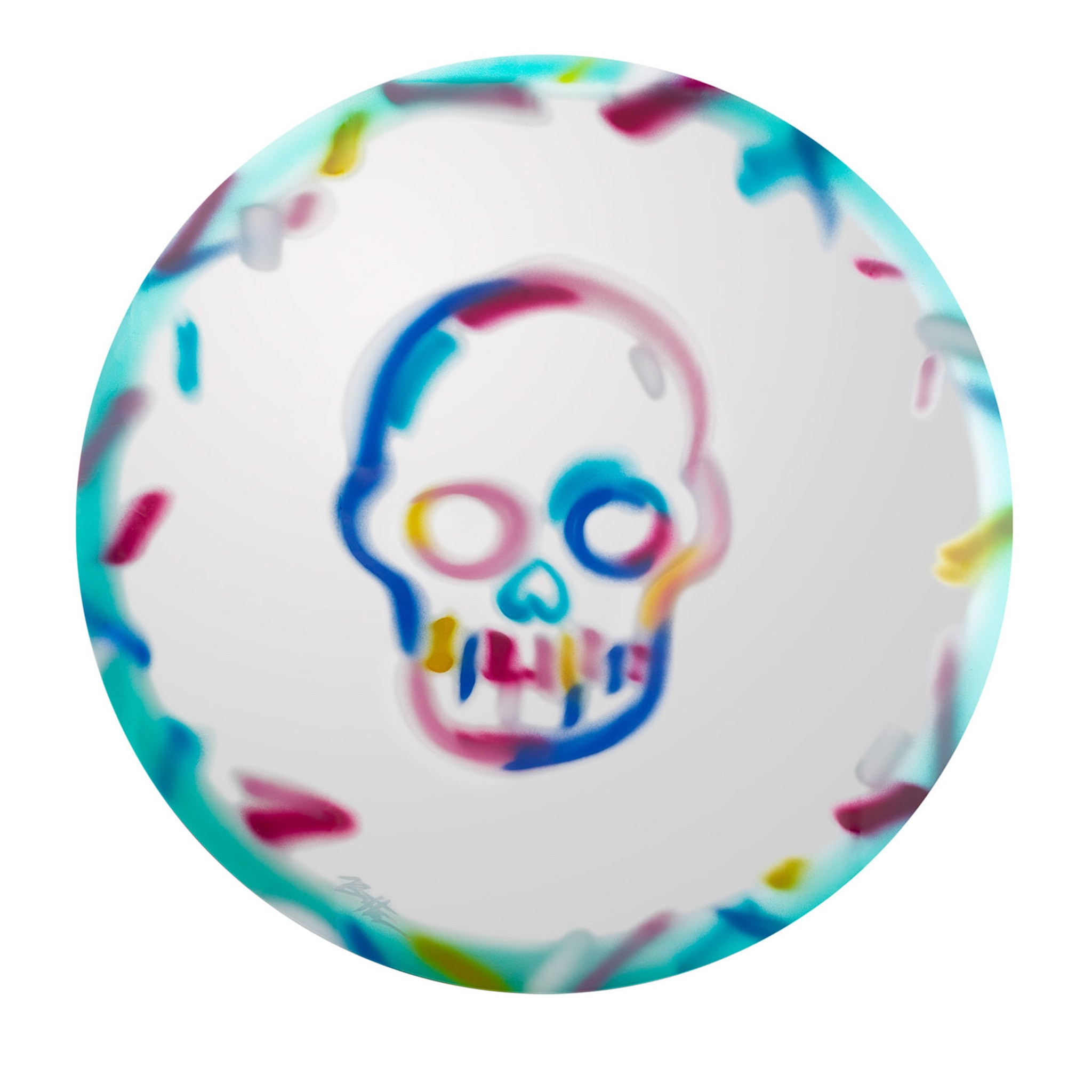 Fun Skull of Colors Mirror #1 by Bradley Theodore - Main view
