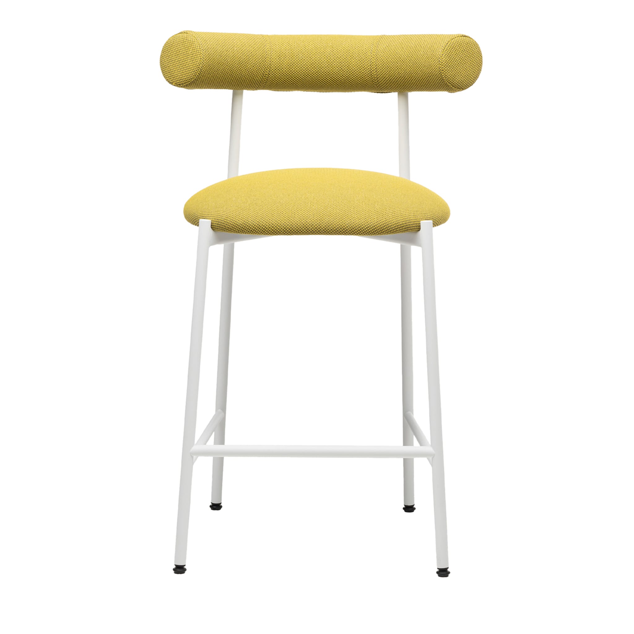 Pampa SG-65 Low Lime-Green & White Stool by Studio Pastina - Main view
