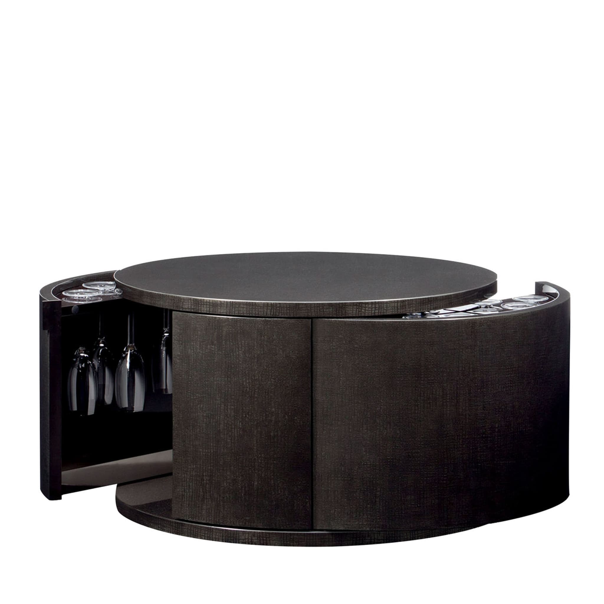 Circle Large Store Barware Black Drafted Stucco - Vue principale