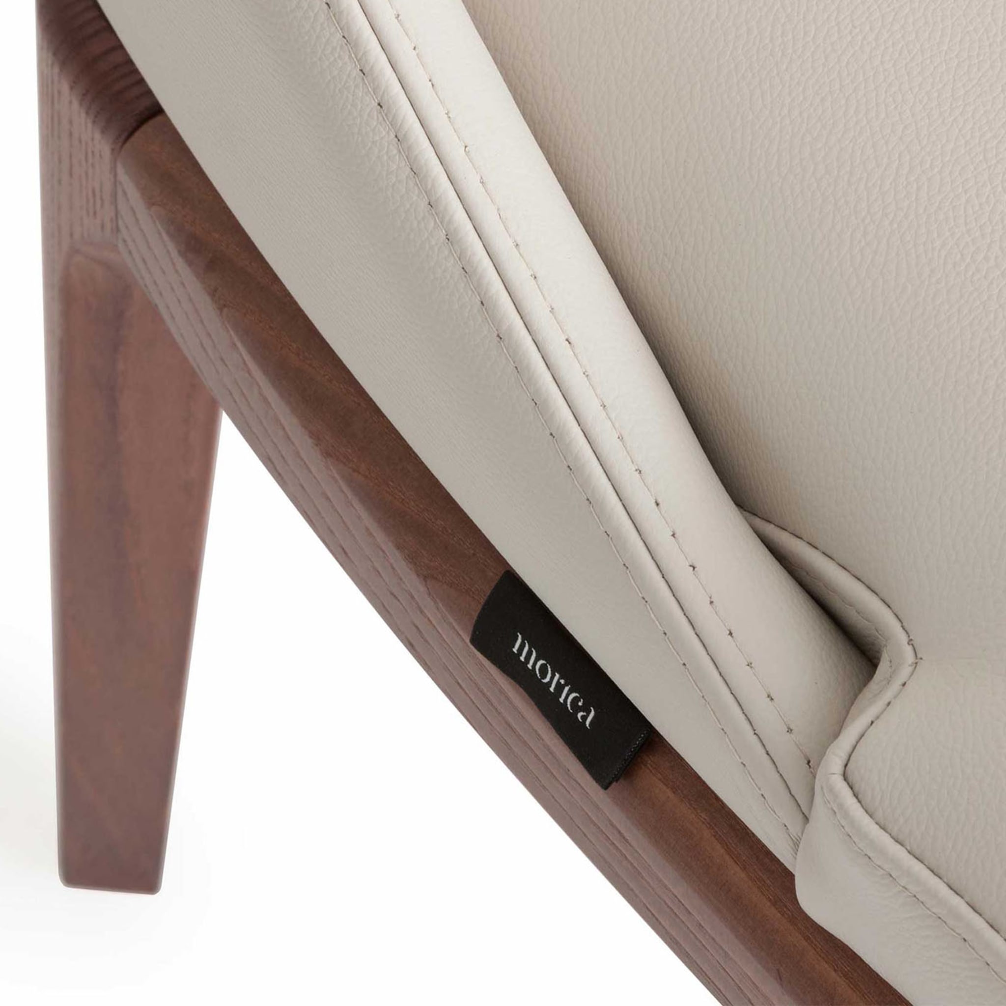 Antigona White Leather Chair - Alternative view 5