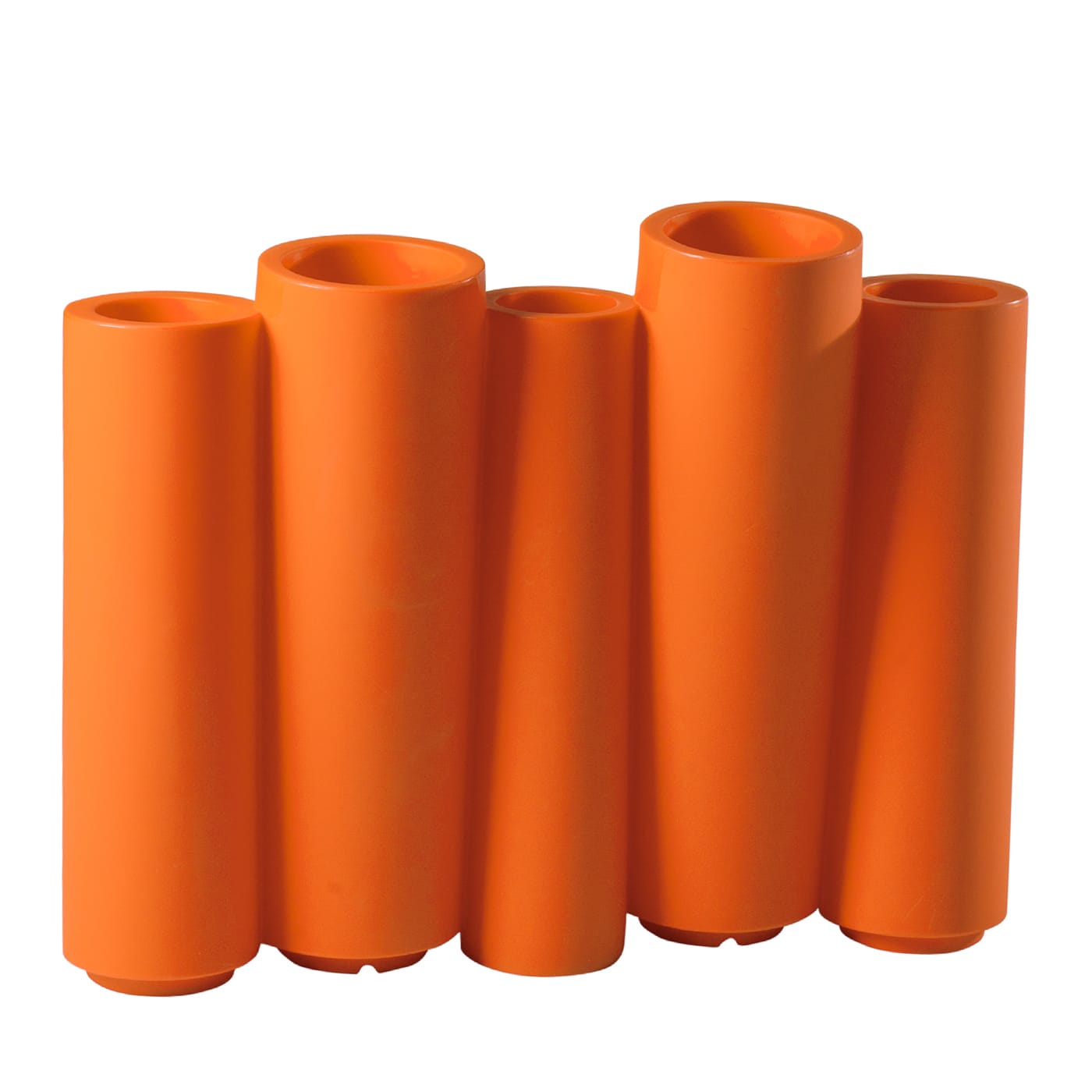 Bamboo Orange Vase Holder - Slide