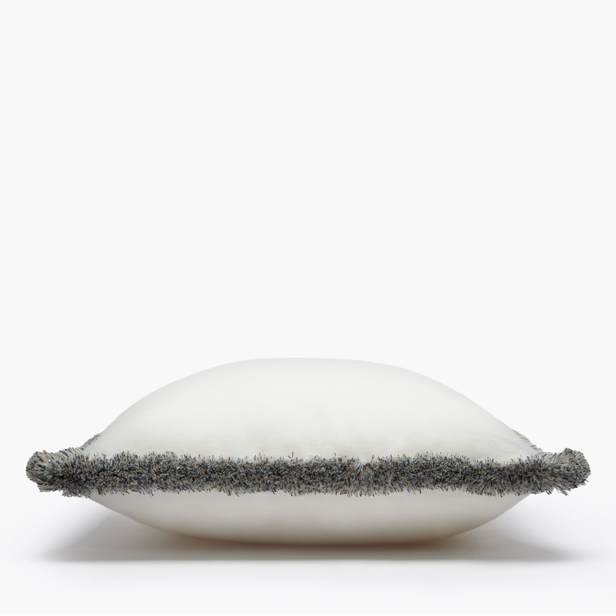 White Capri Linen Cushion - Alternative view 1